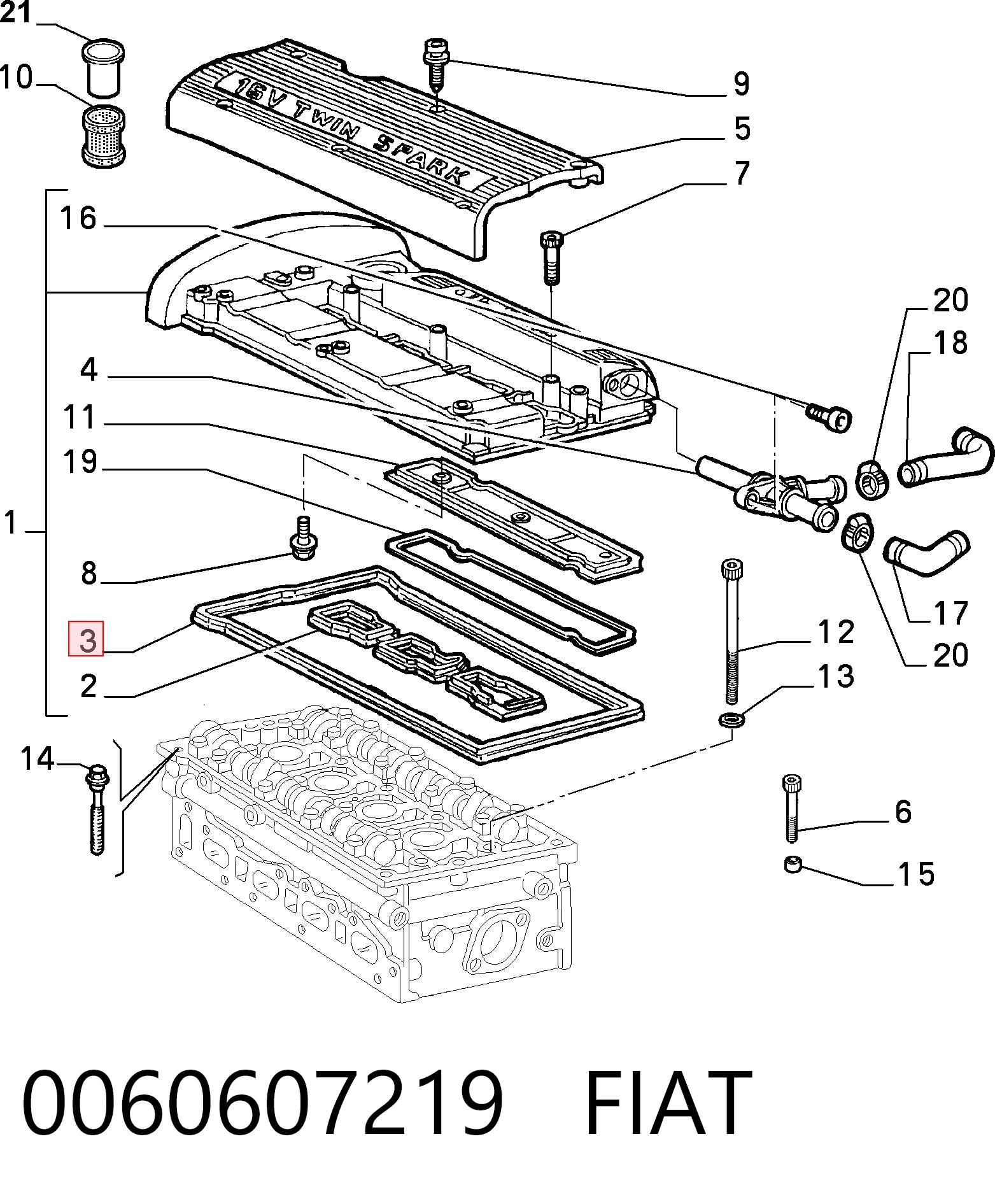 0060607219 Fiat/Alfa/Lancia