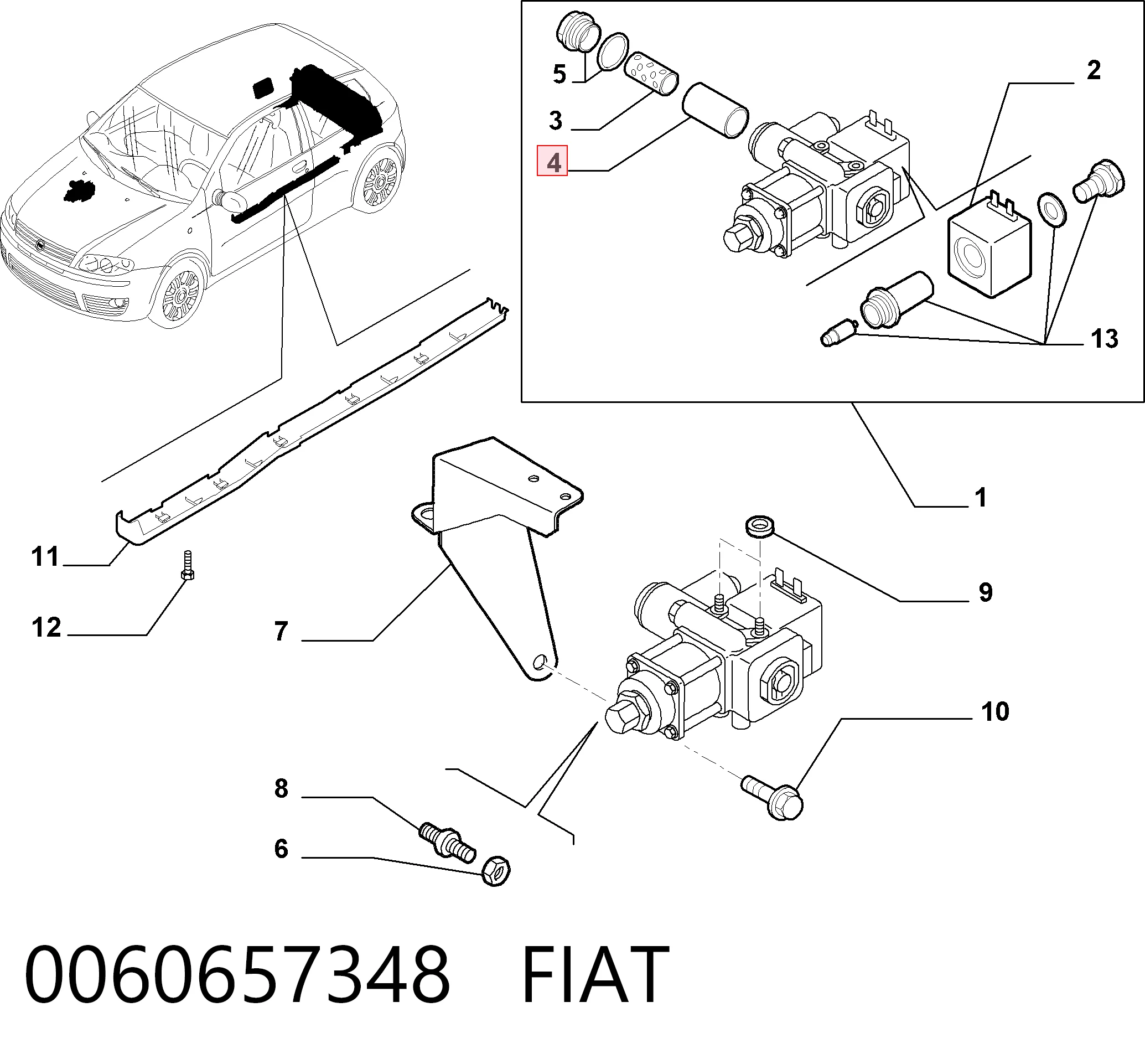 0060657348 Fiat/Alfa/Lancia