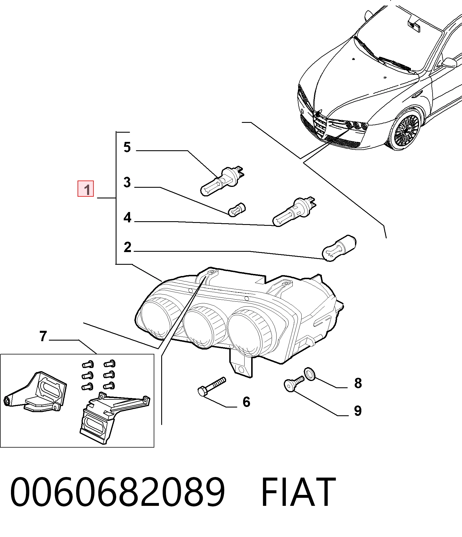 Comprar Faro izquierdo Alfa Romeo 159  939
