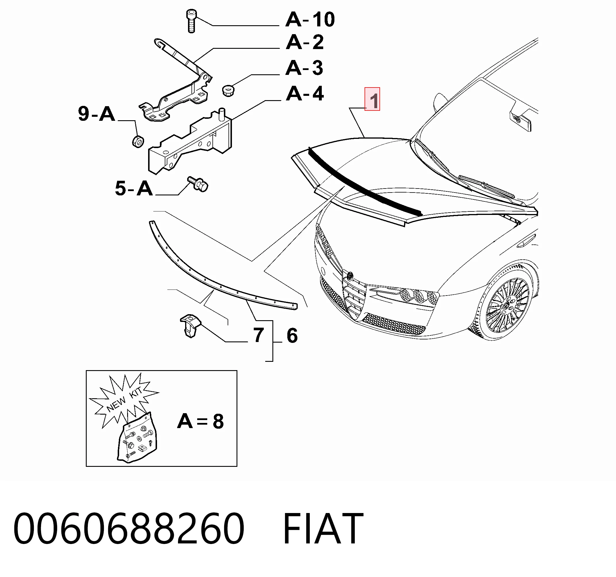 Capó 0060688260 FIAT
