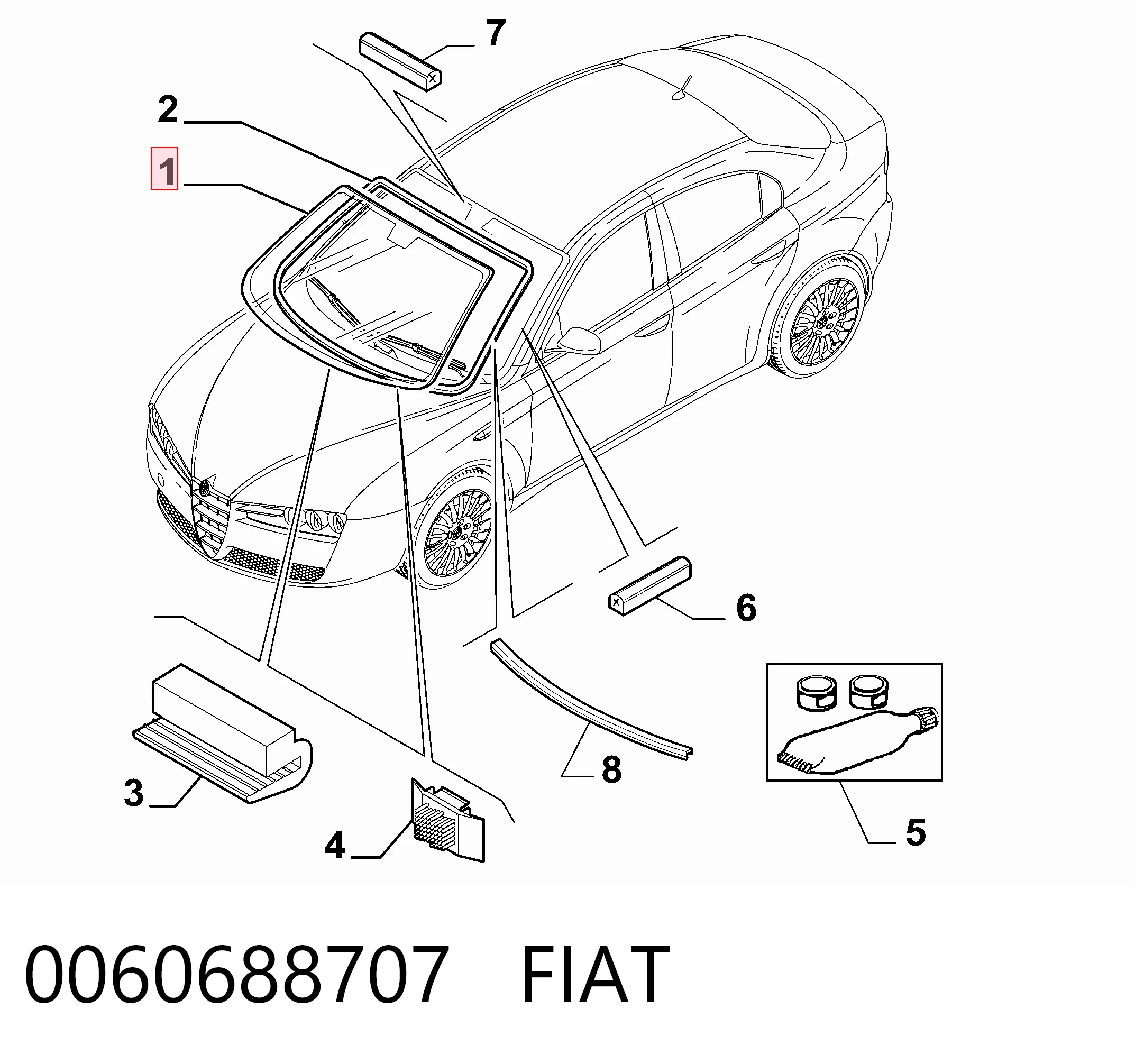 Comprar Parabrisas Alfa Romeo 159  939 a bajo precio