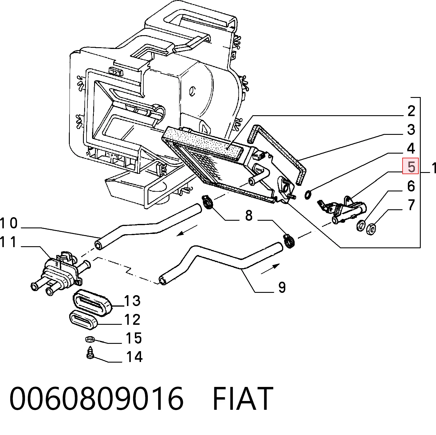 Válvula de calefacción Alfa Romeo 146 hatchback (930) (1994 - 2001) precio, desde 17,48 EUR