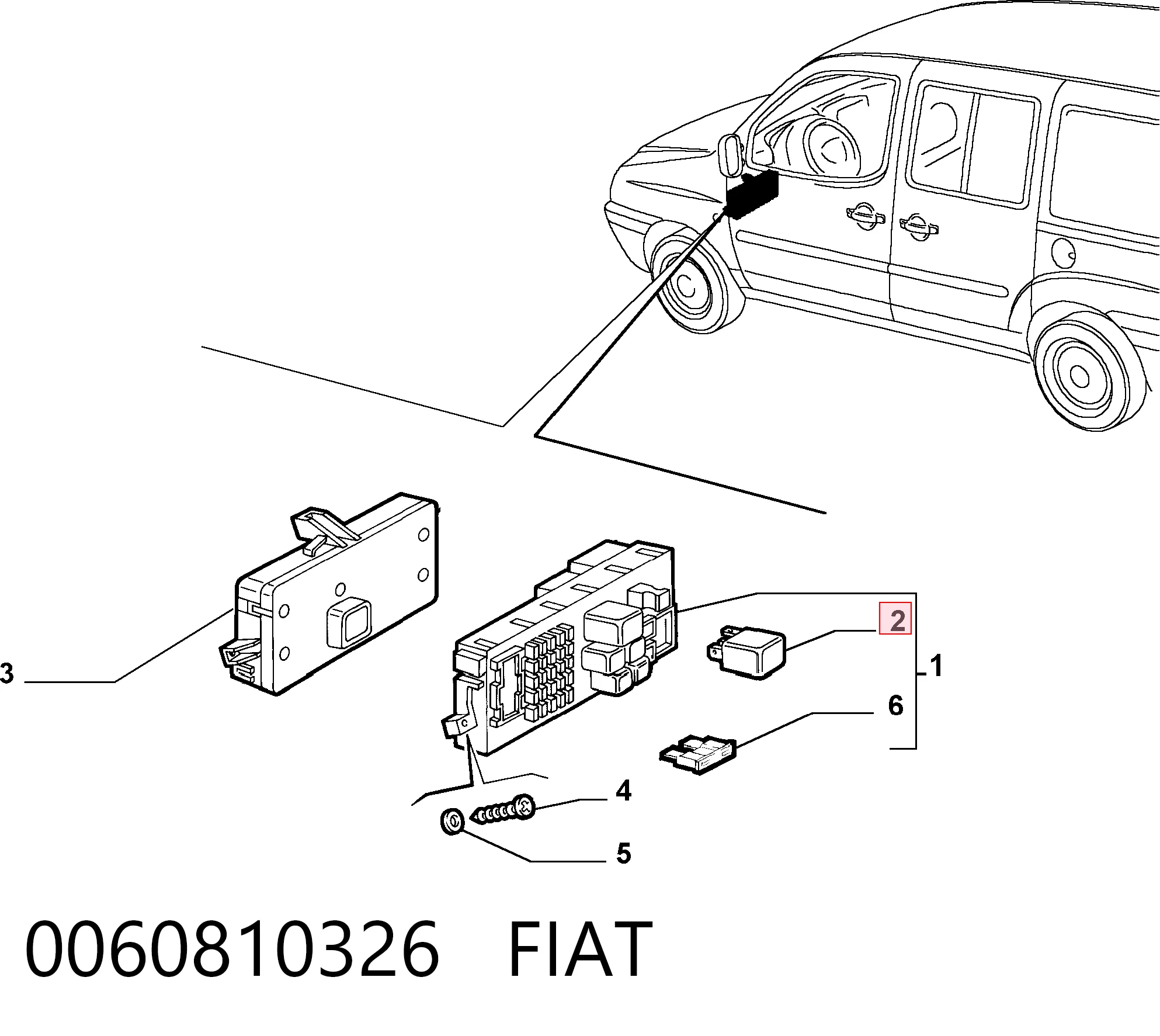 0060810326 Fiat/Alfa/Lancia