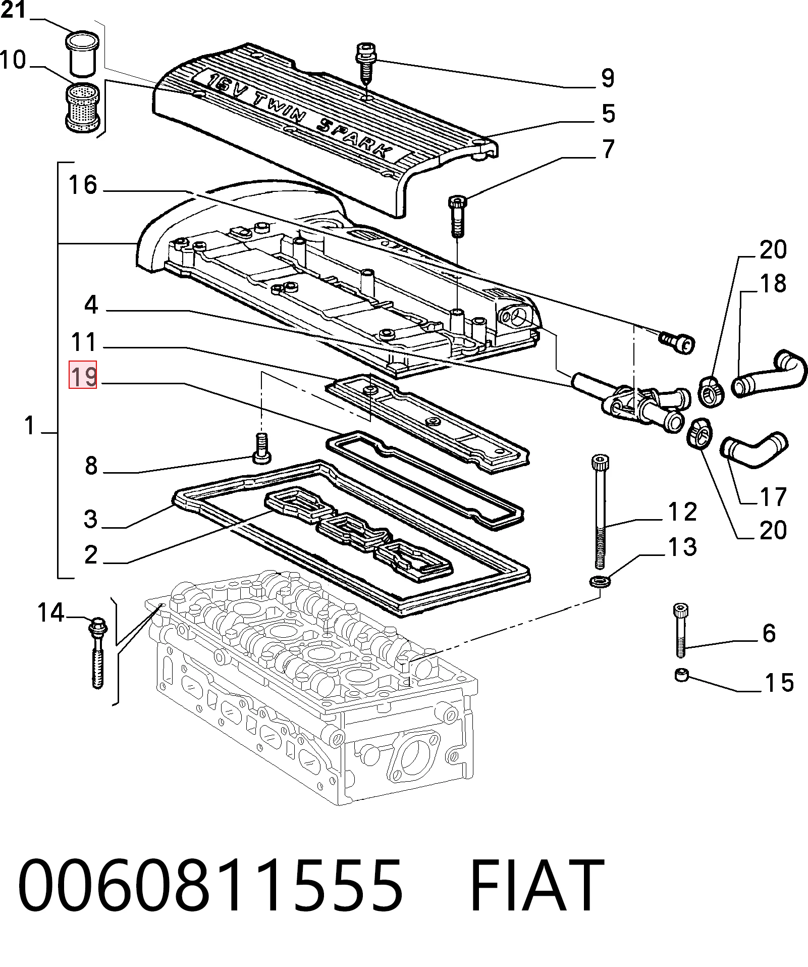 0060811555 Fiat/Alfa/Lancia