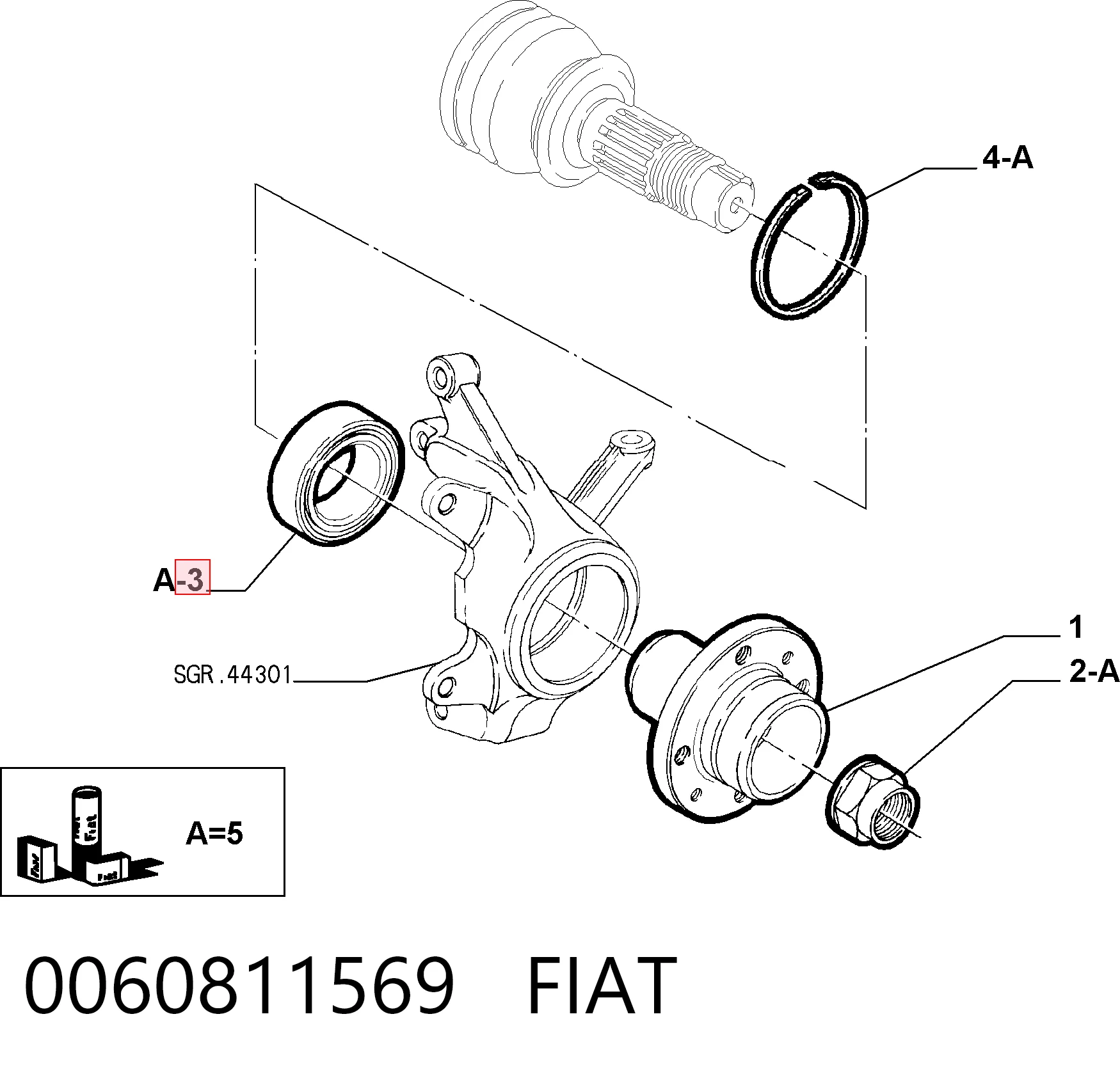 0060811569 Fiat/Alfa/Lancia
