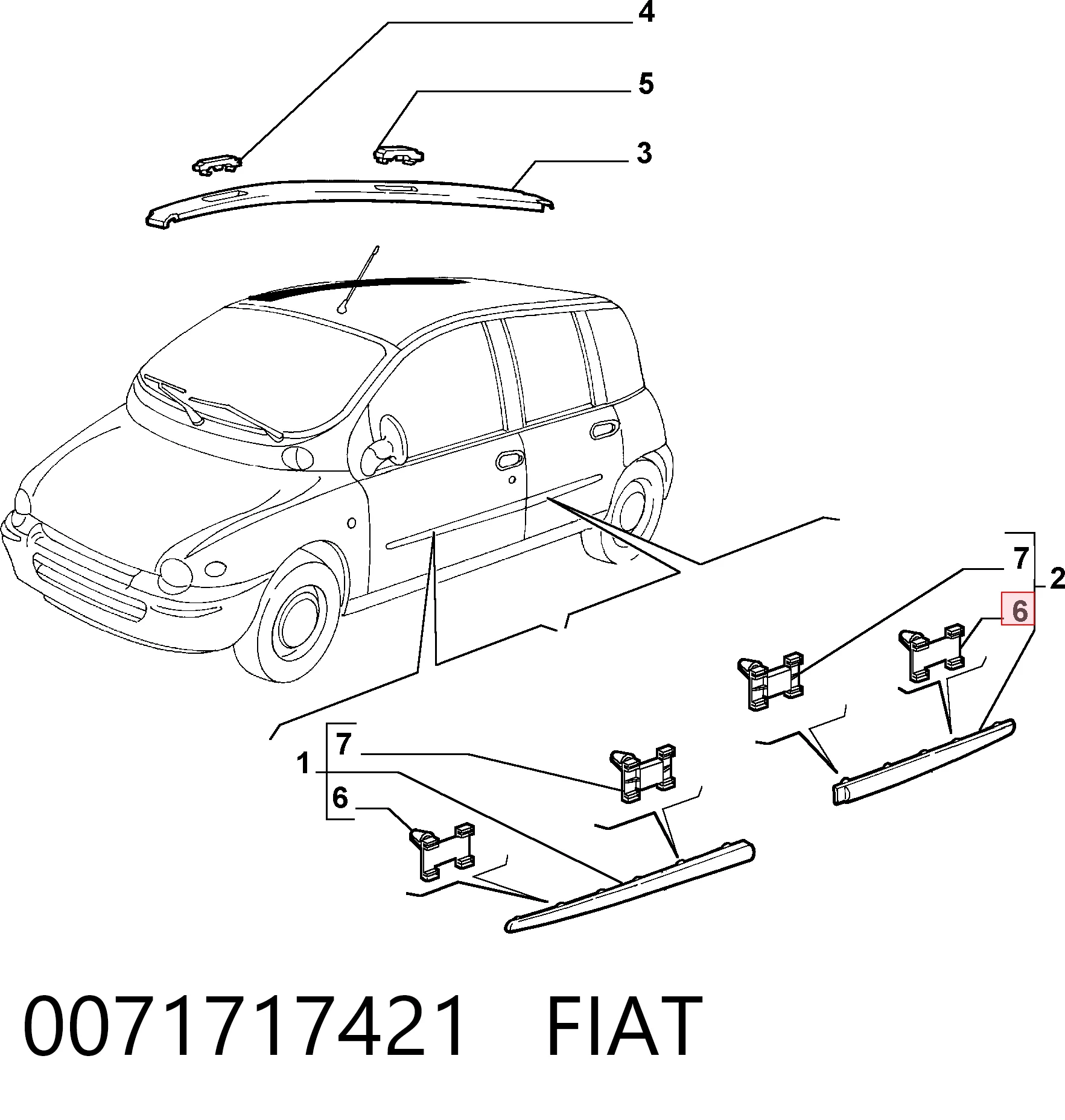 0071717421 Fiat/Alfa/Lancia