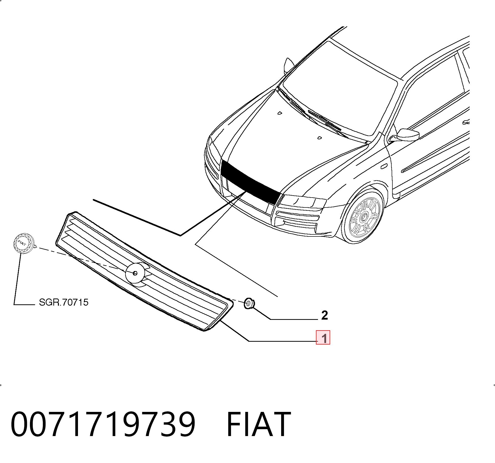 0071719739 Fiat/Alfa/Lancia
