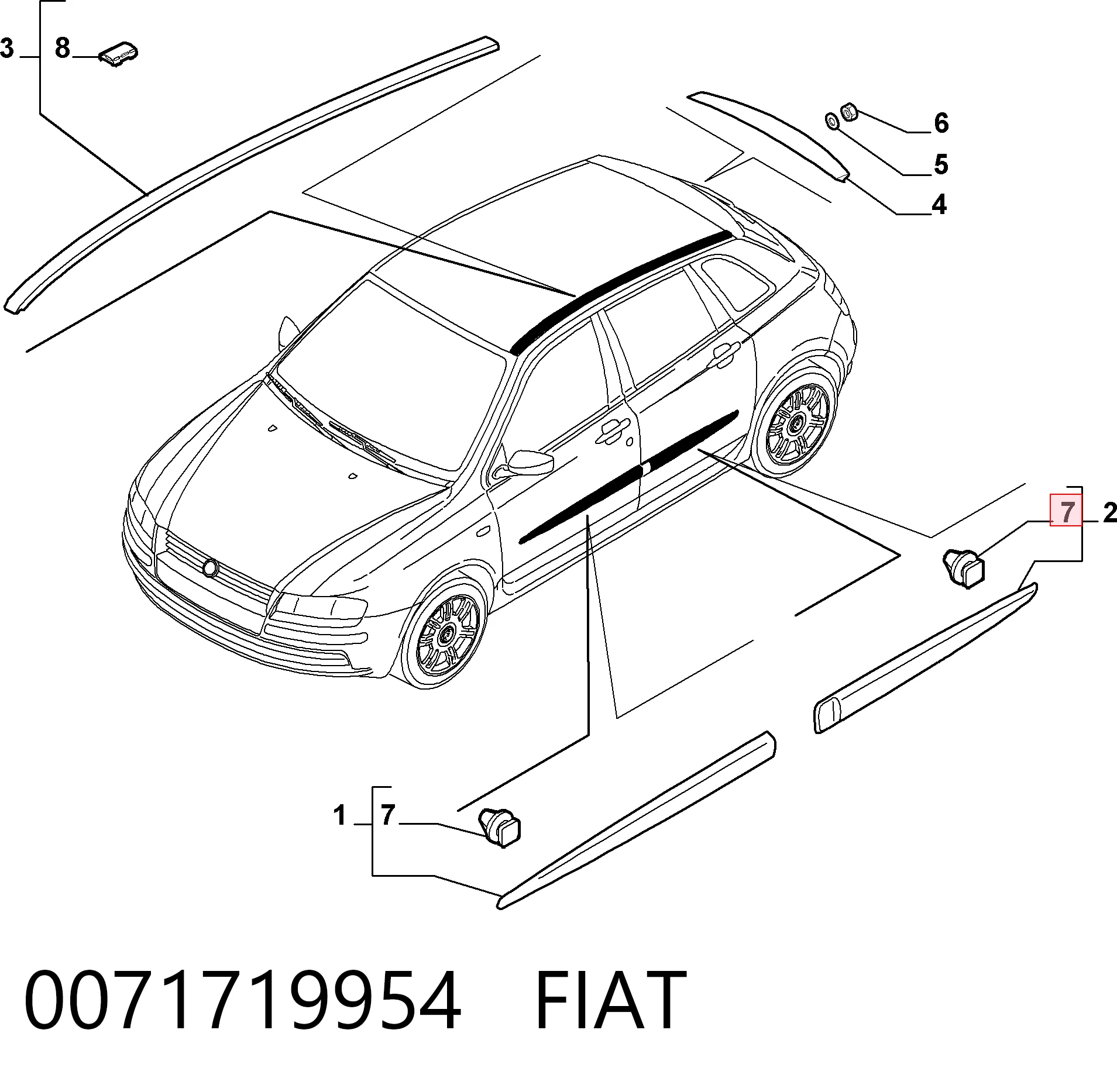 0071719954 Fiat/Alfa/Lancia