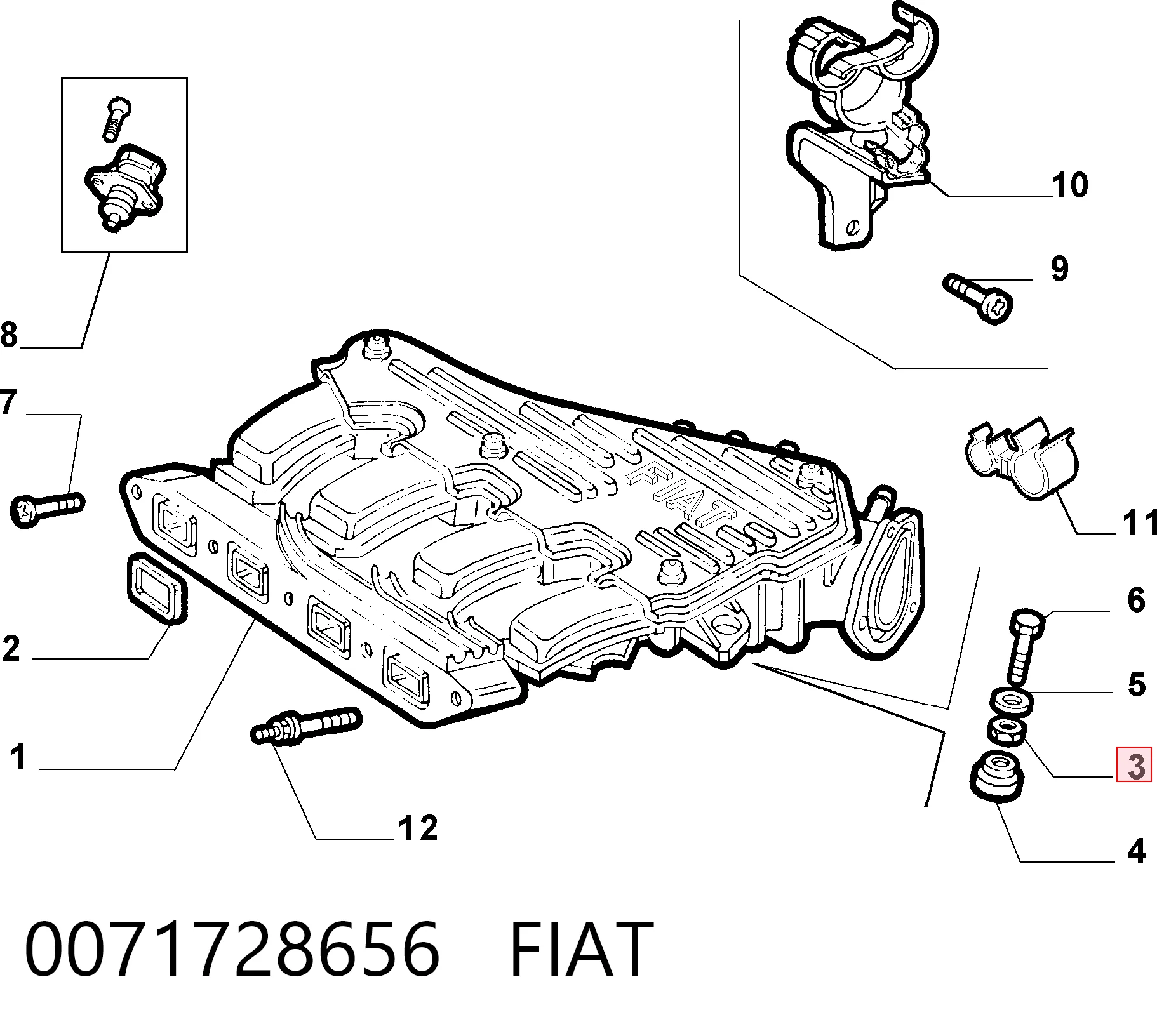 0071728656 Fiat/Alfa/Lancia