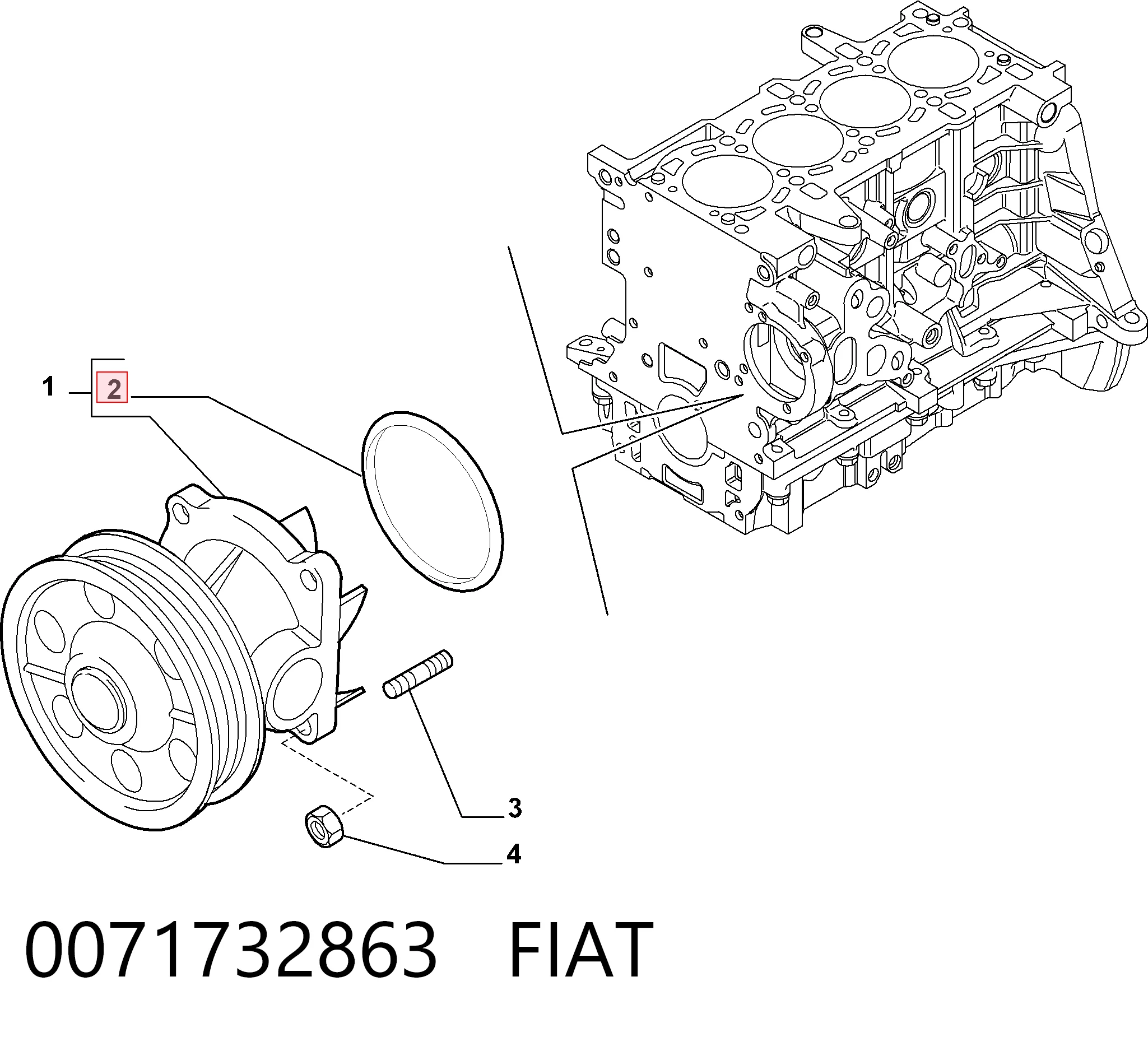 0071732863 Fiat/Alfa/Lancia