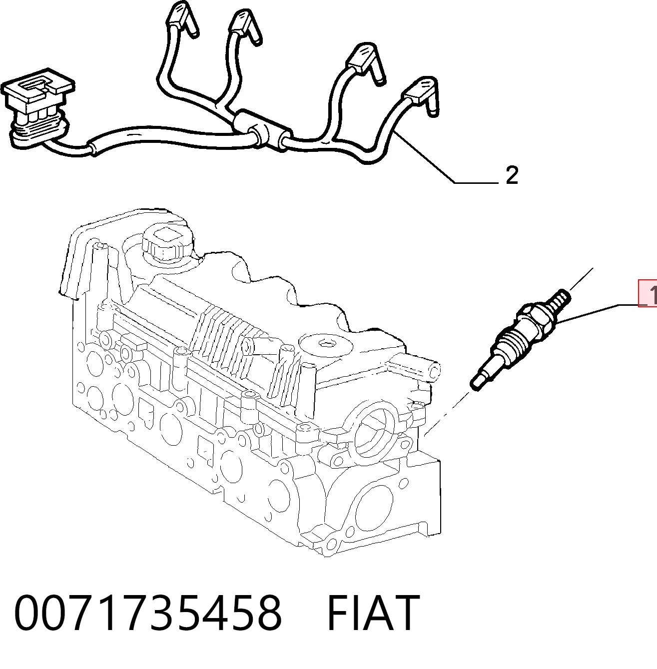 Bujía de precalentamiento para Fiat Stilo  (192)