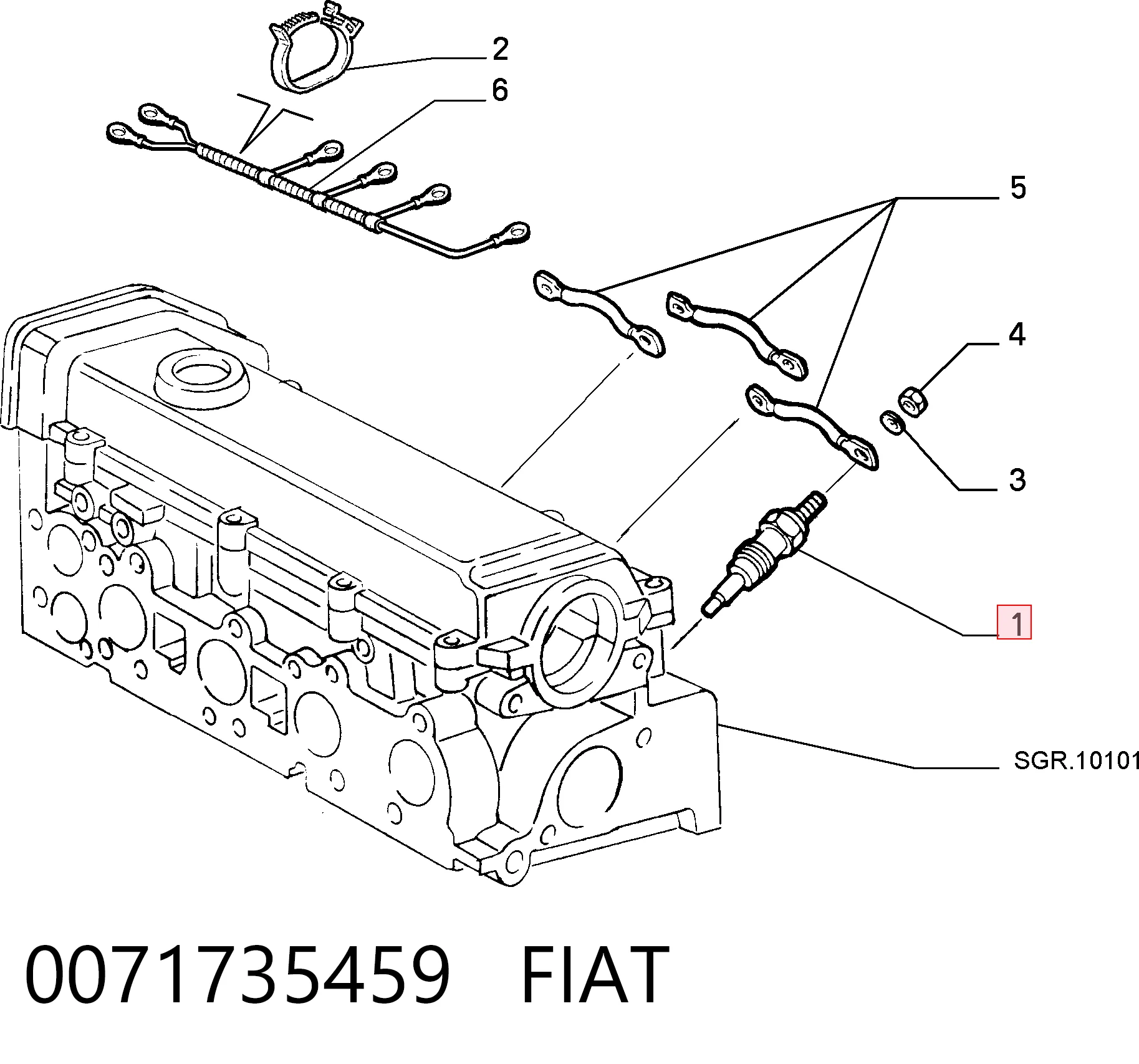 0071735459 Fiat/Alfa/Lancia