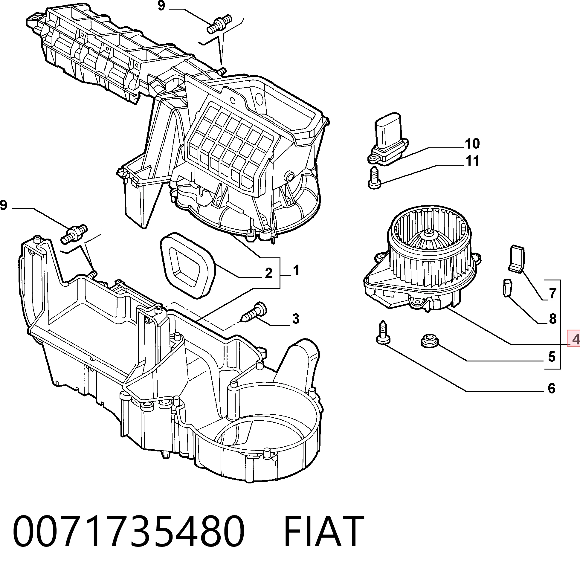 0071735480 Fiat/Alfa/Lancia