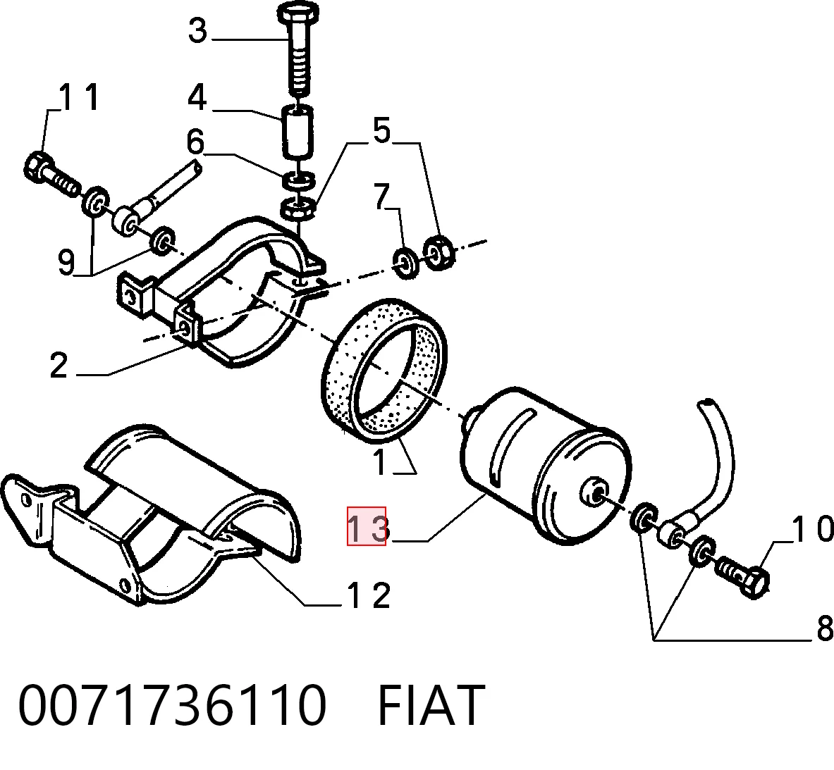 0071736110 Fiat/Alfa/Lancia