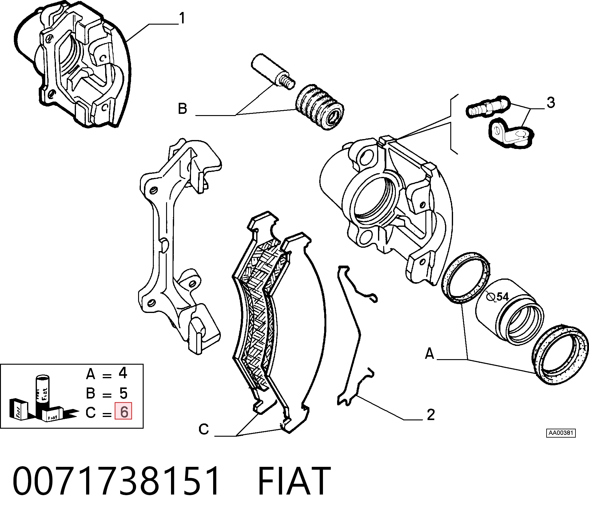 0071738151 Fiat/Alfa/Lancia