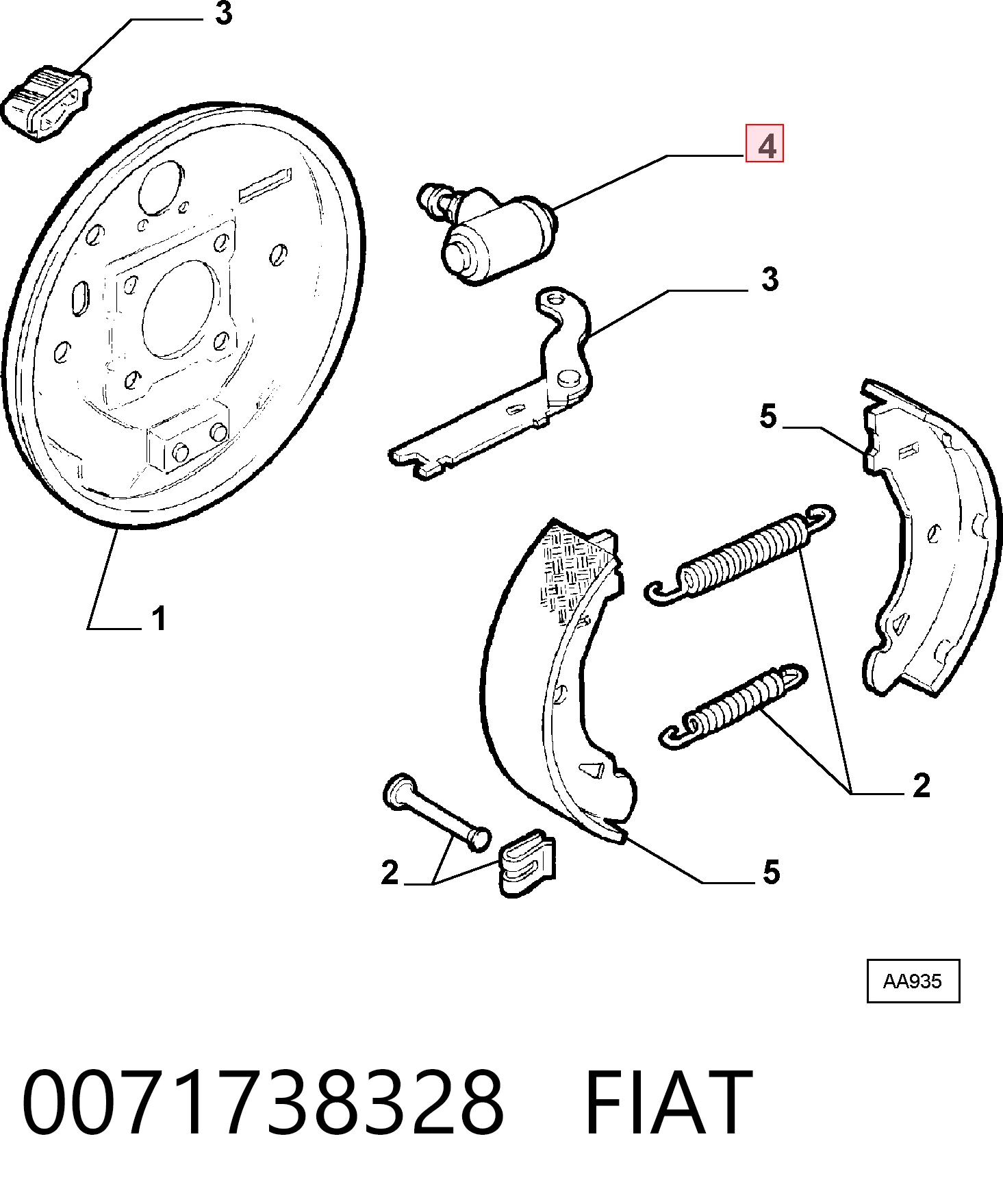 0071738328 Fiat/Alfa/Lancia