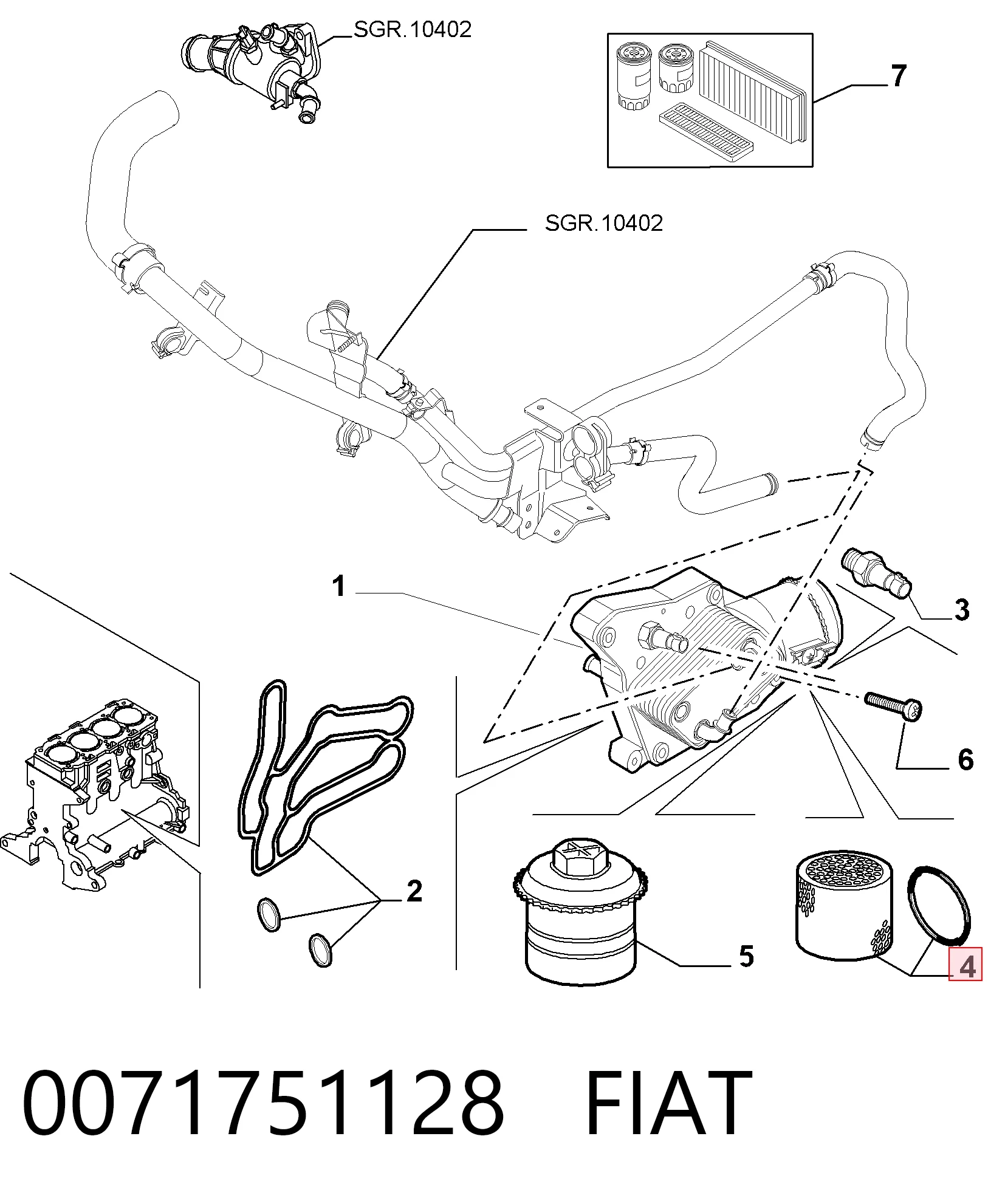 0071751128 Fiat/Alfa/Lancia