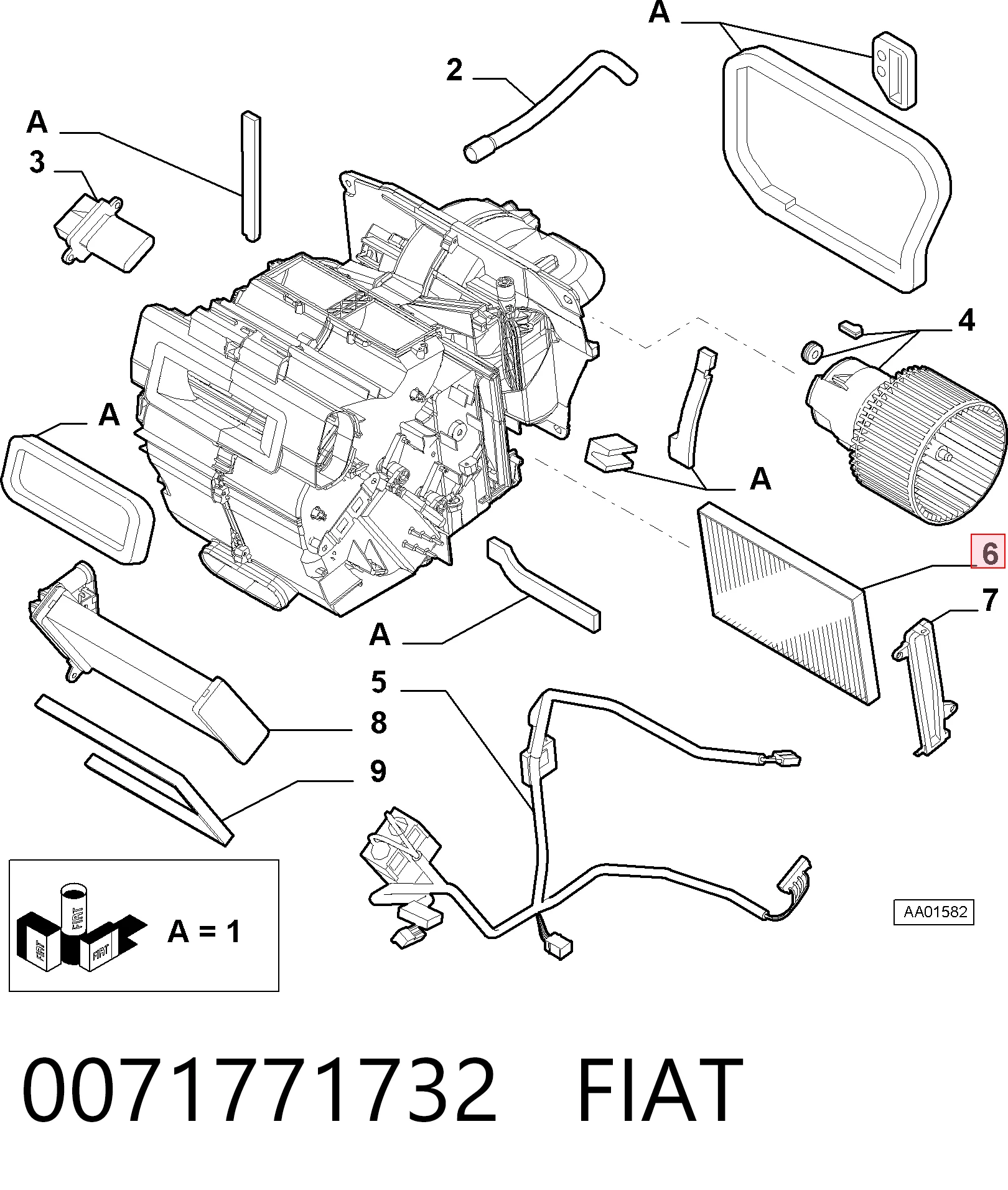 0071771732 Fiat/Alfa/Lancia