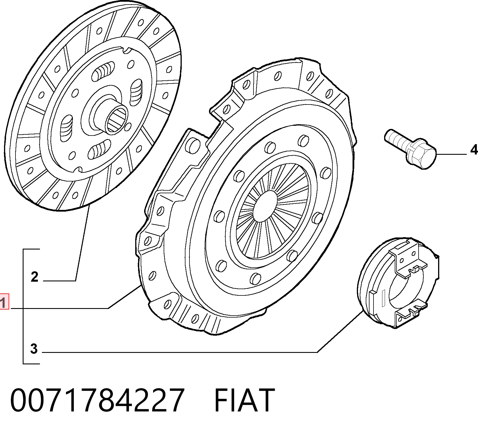 0071784227 Fiat/Alfa/Lancia