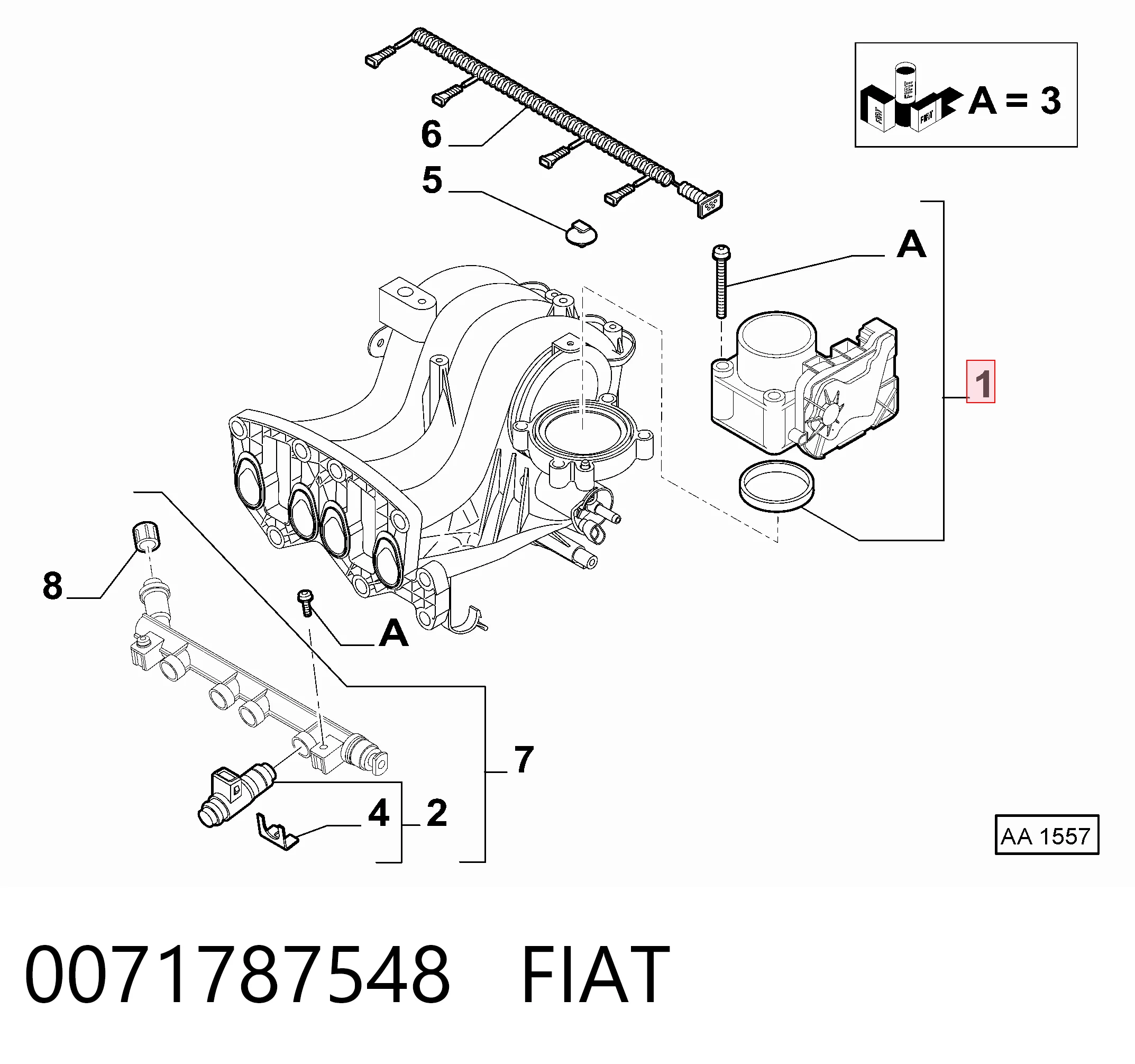 0071787548 Fiat/Alfa/Lancia
