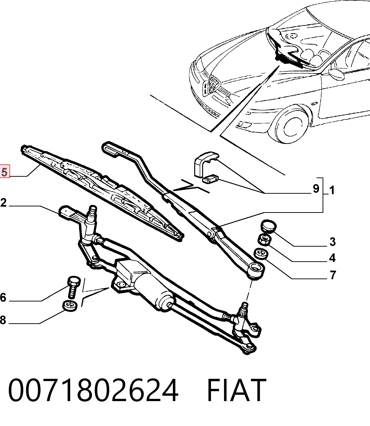 0071802624 Fiat/Alfa/Lancia