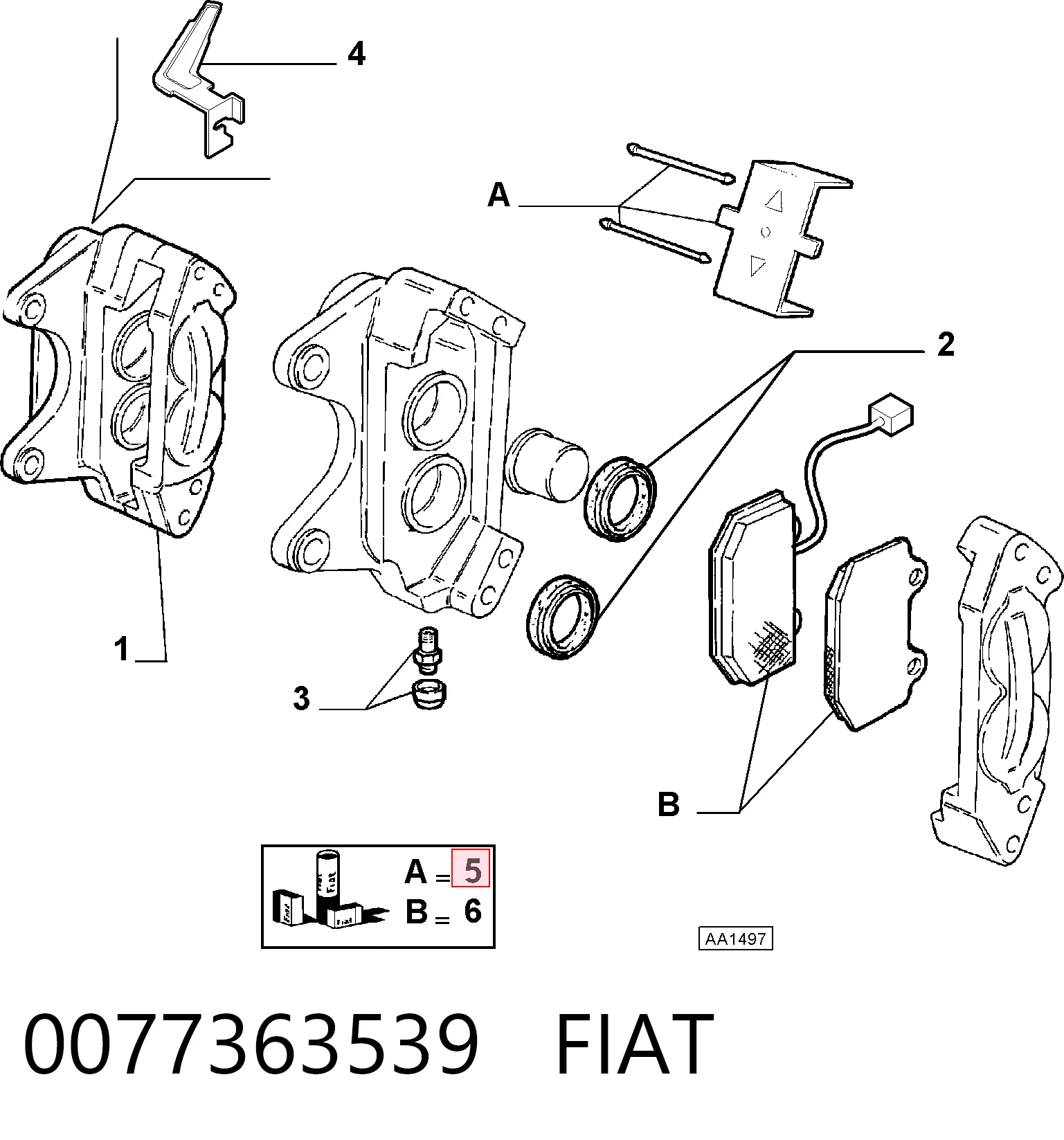 0077363539 Fiat/Alfa/Lancia