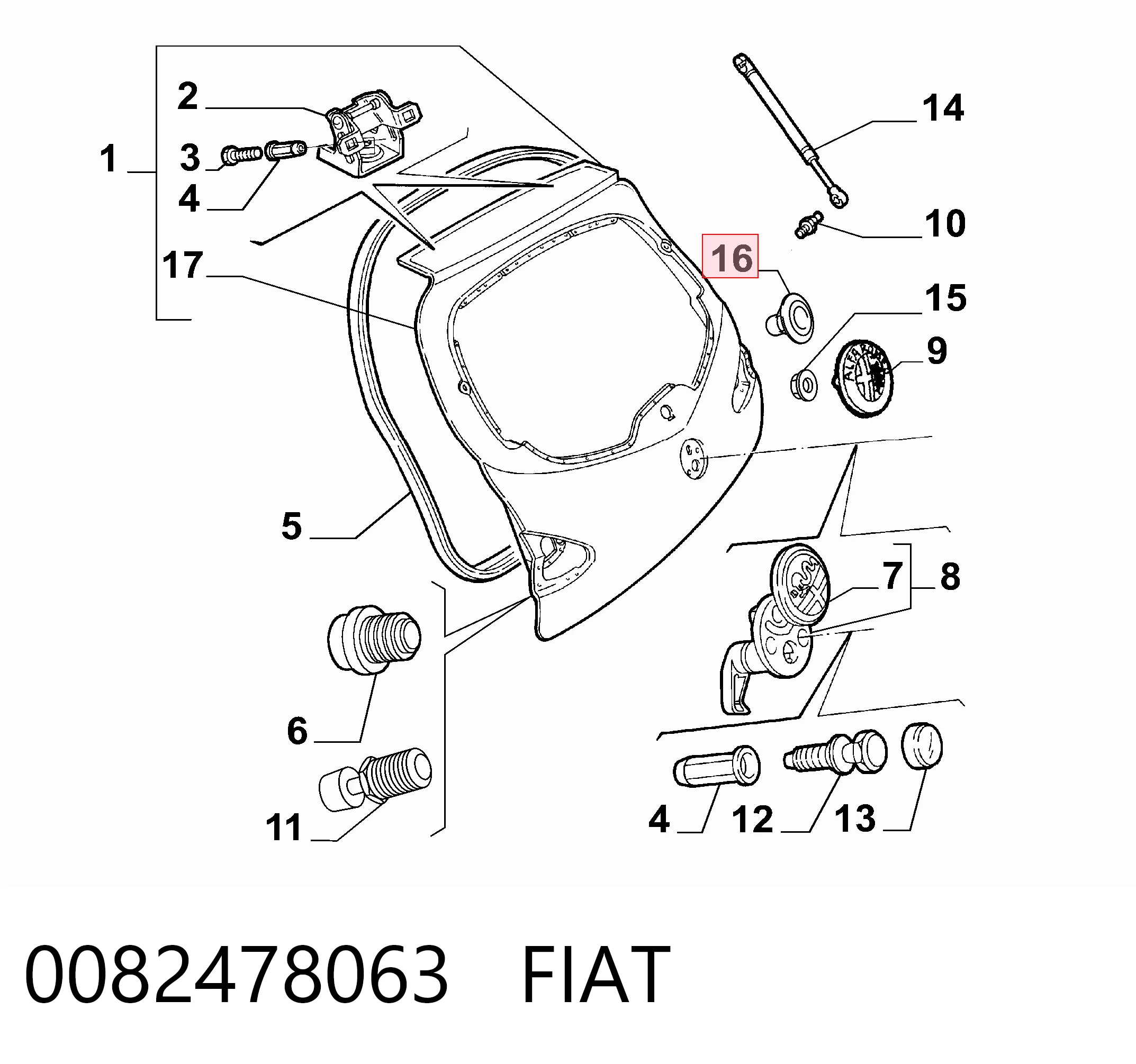 0082478063 Fiat/Alfa/Lancia