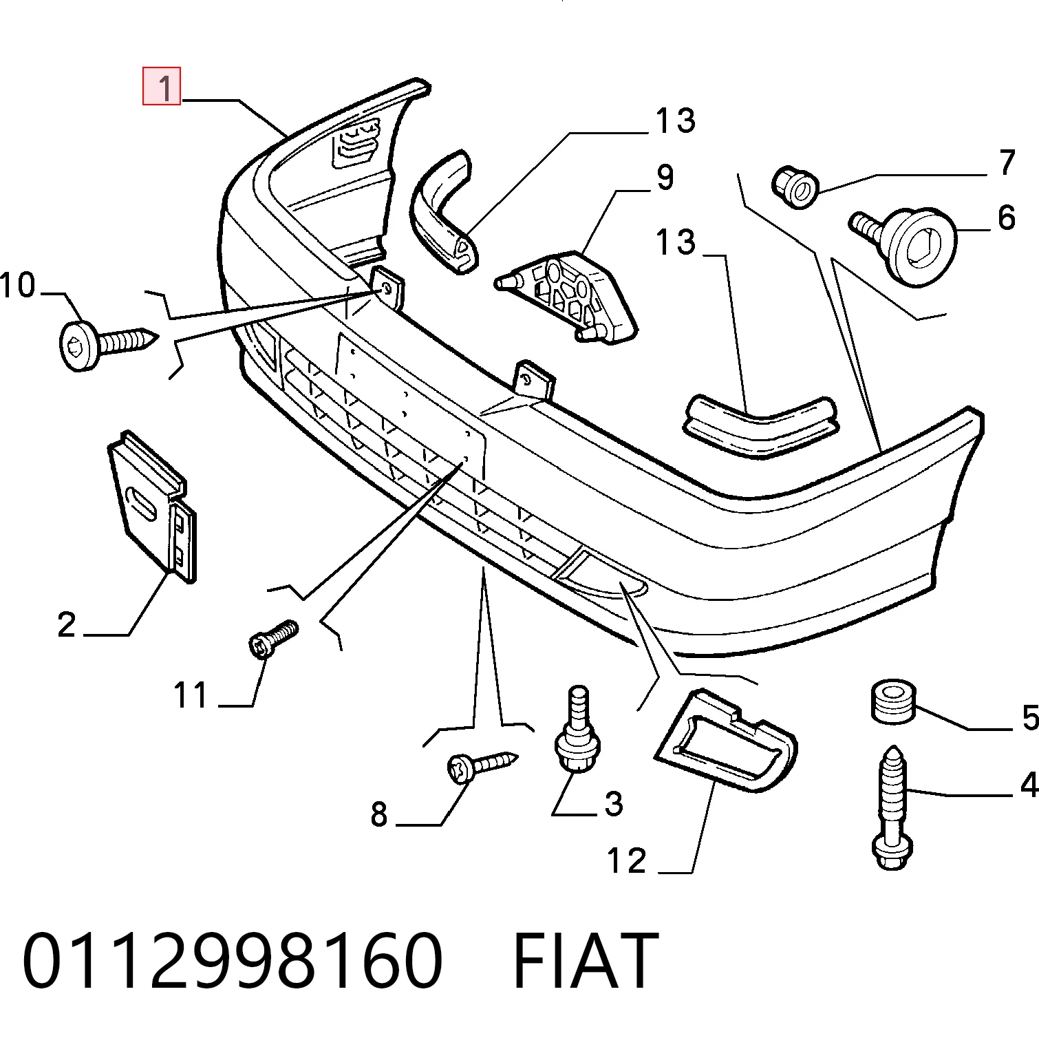 Comprar Parachoques delantero Alfa Romeo 146  930 a bajo precio