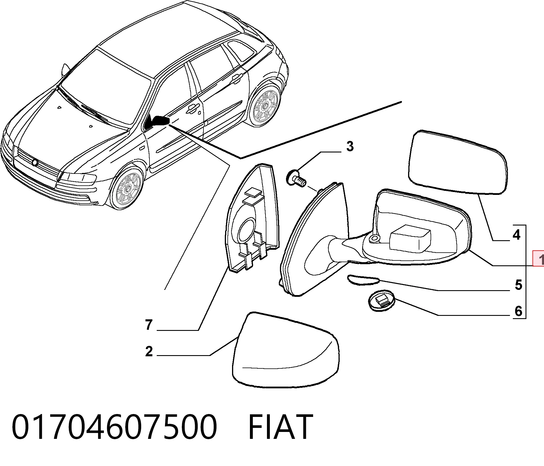 Espejo izquierdo Fiat Stilo hatchback (192) (2001 - 2006) precio, desde 37,75 EUR