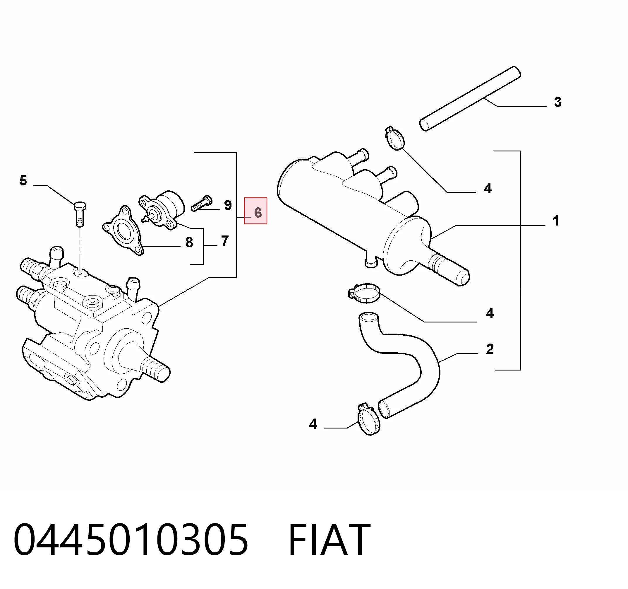 Bomba inyectora 55234362 Peugeot/Citroen