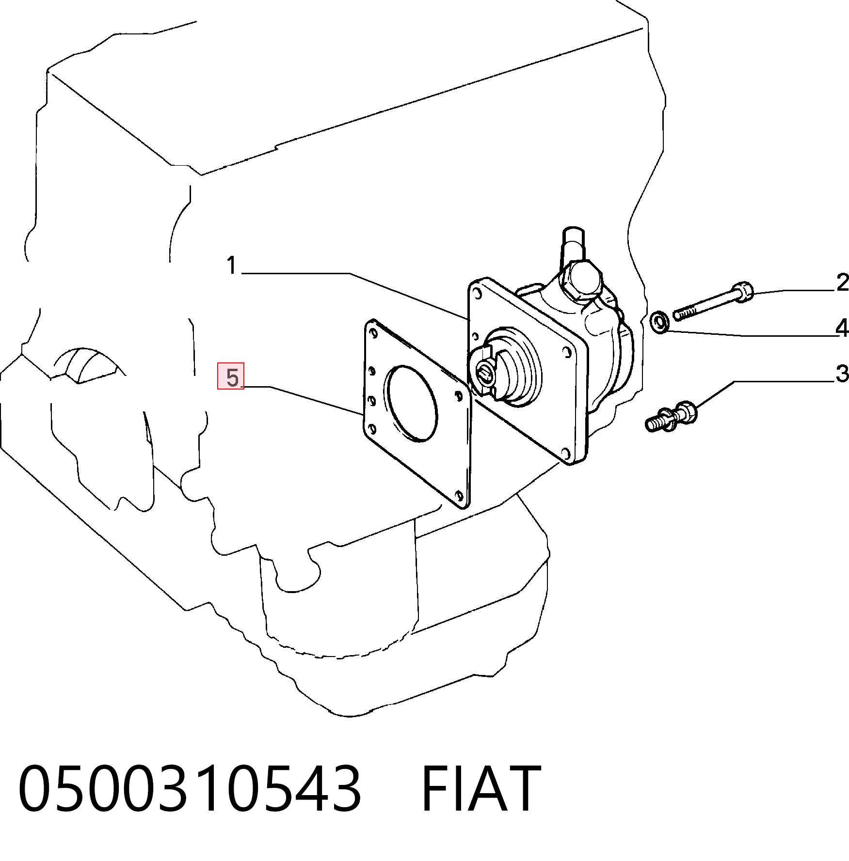 0500310543 Fiat/Alfa/Lancia