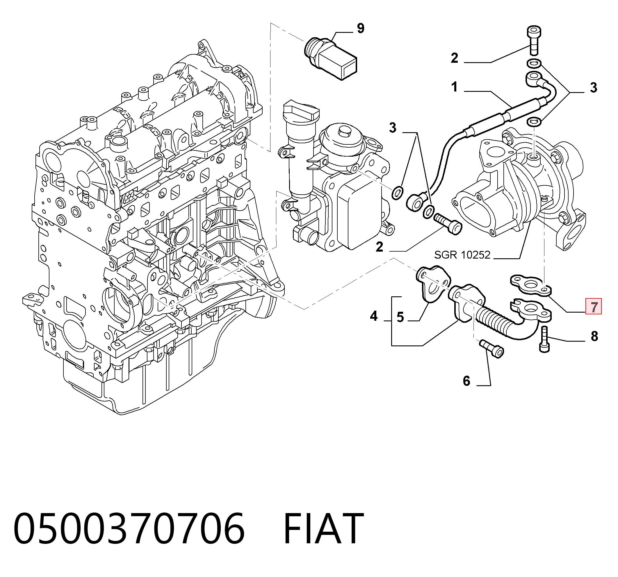 0500370706 Fiat/Alfa/Lancia