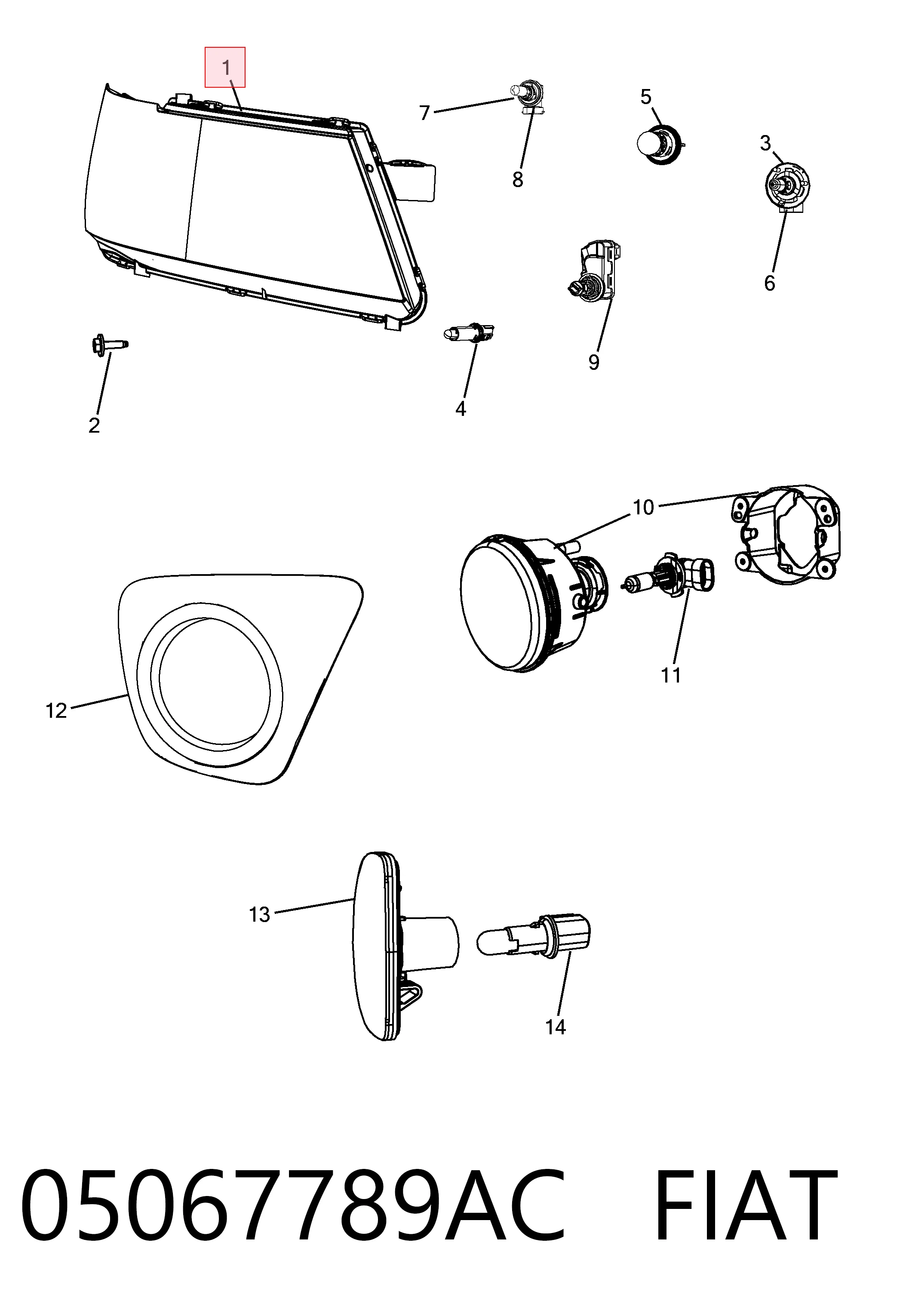 Faros para Dodge Journey  
