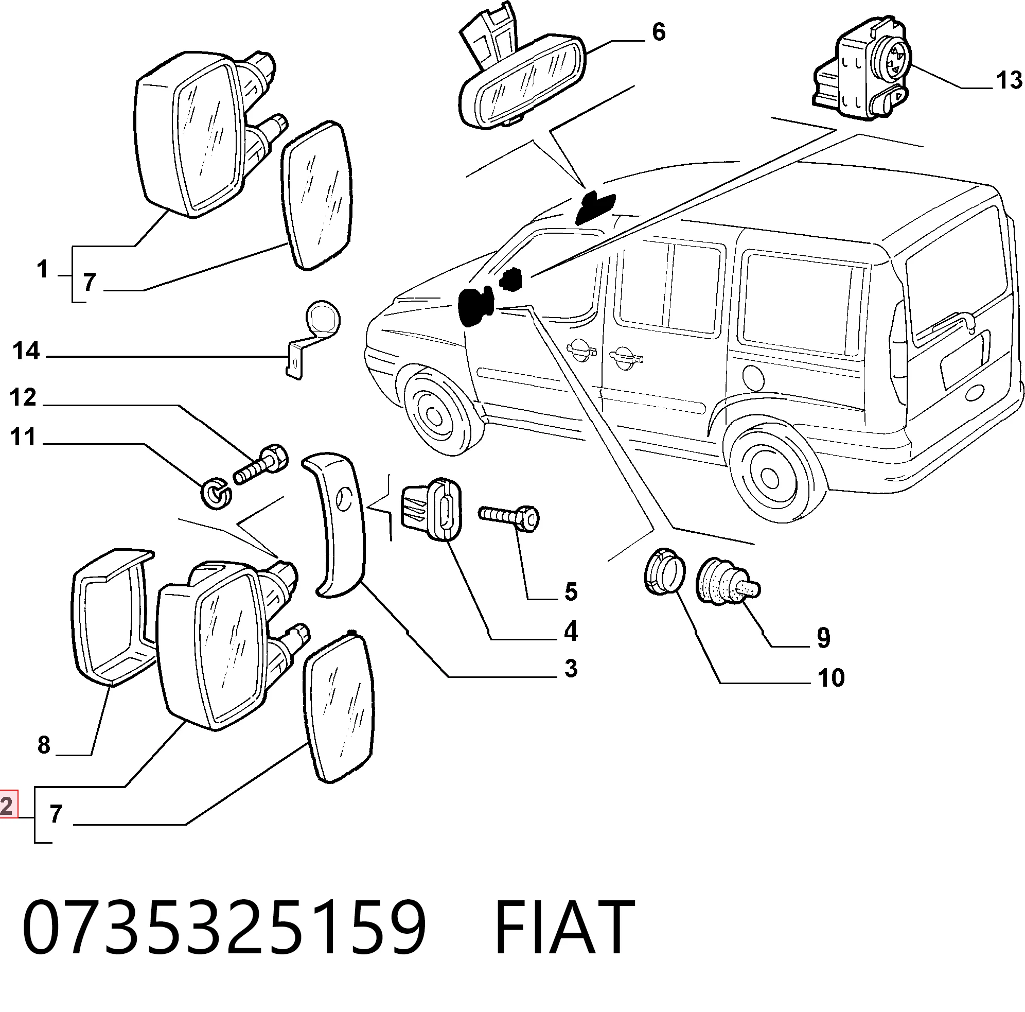 0735325159 Fiat/Alfa/Lancia