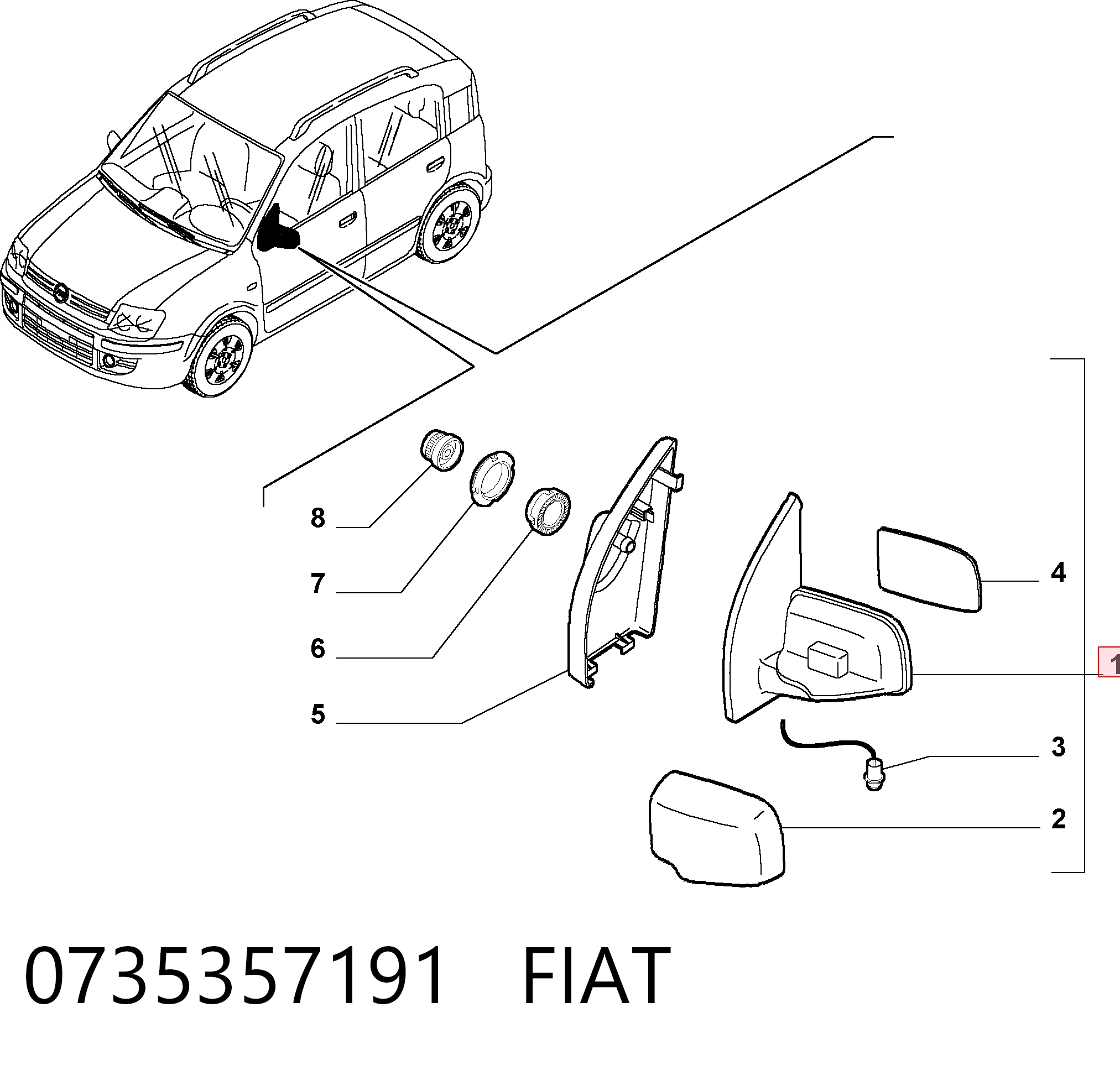 0735357191 Fiat/Alfa/Lancia