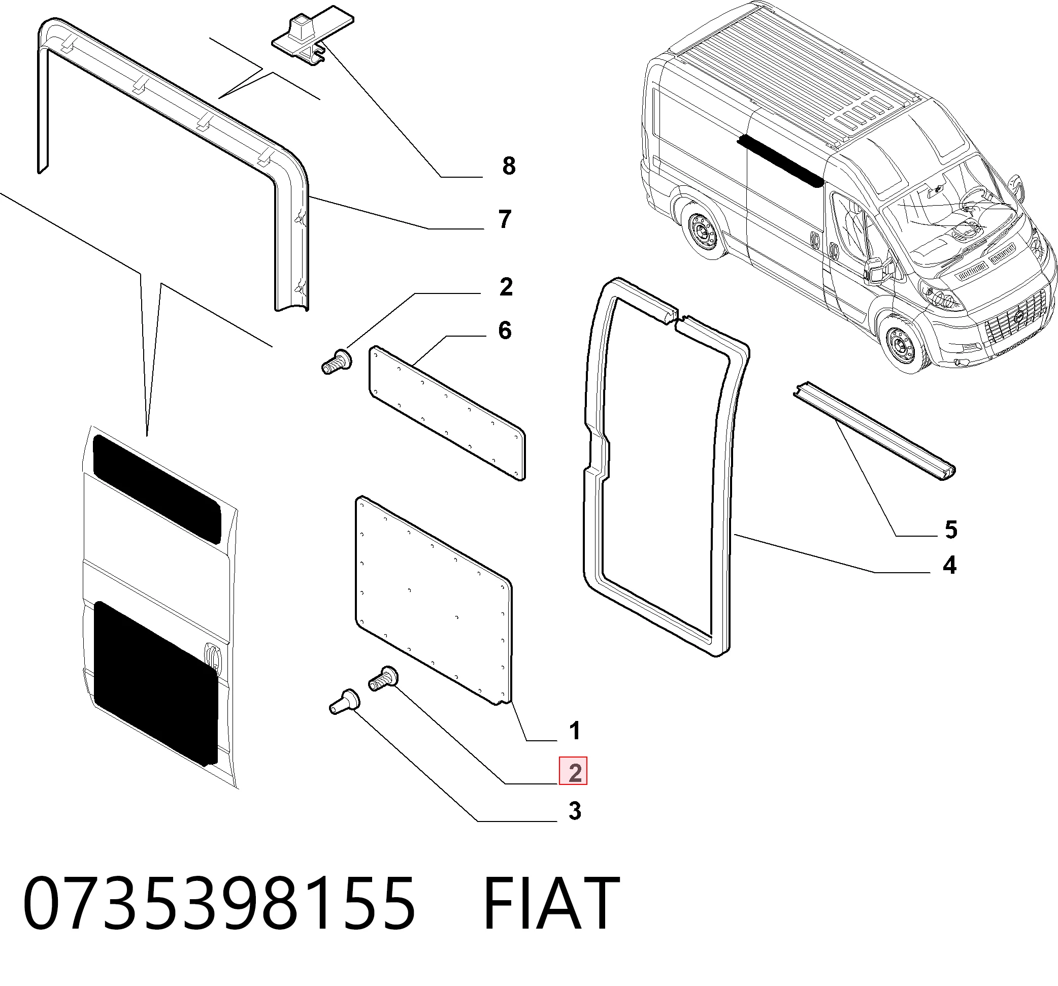 0735398155 Fiat/Alfa/Lancia