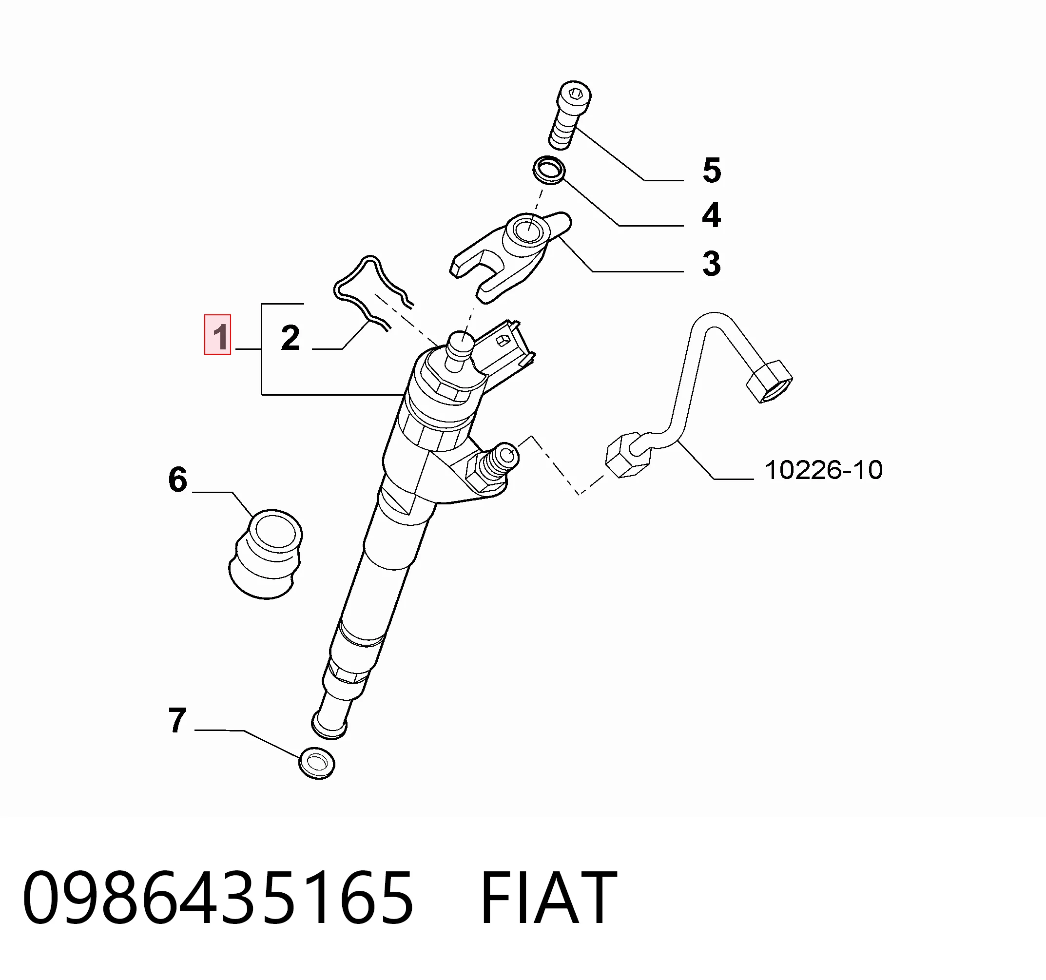 Comprar 986435165 Bosch Inyector
