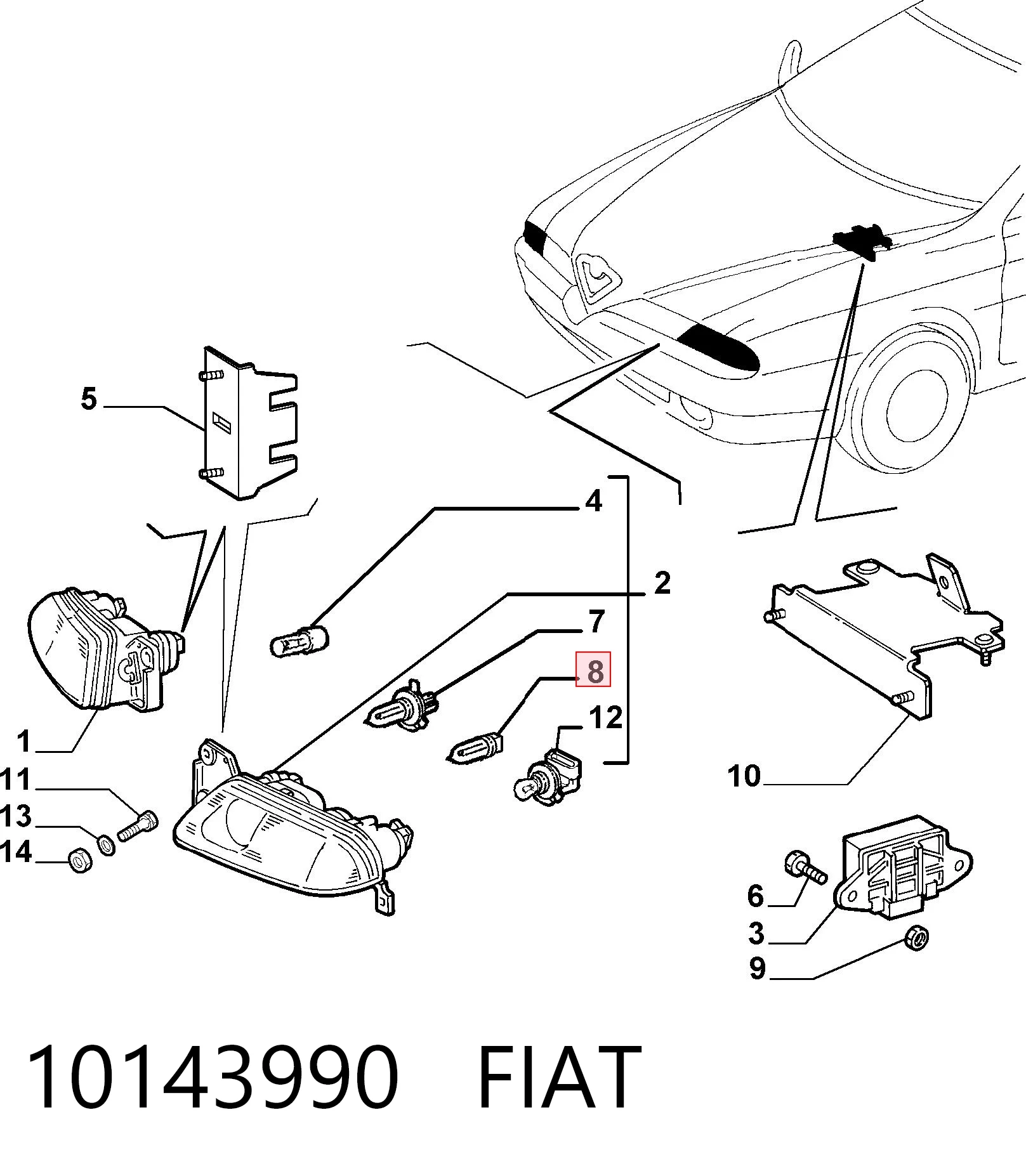 10143990 Fiat/Alfa/Lancia