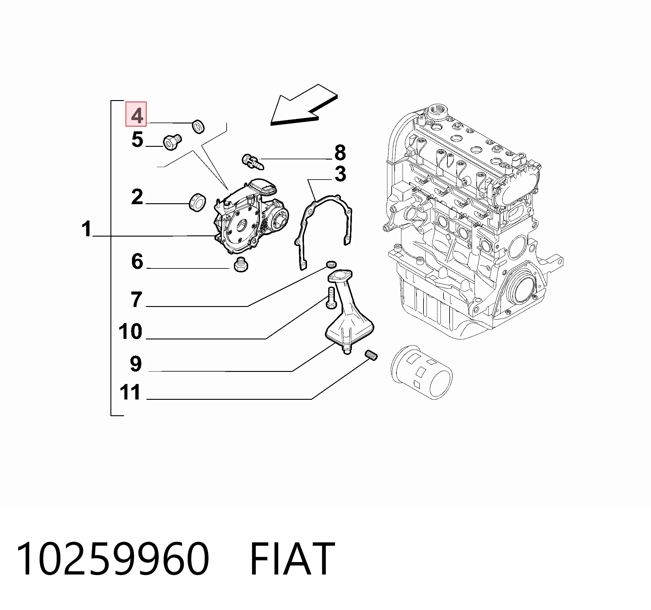 10259960 Fiat/Alfa/Lancia