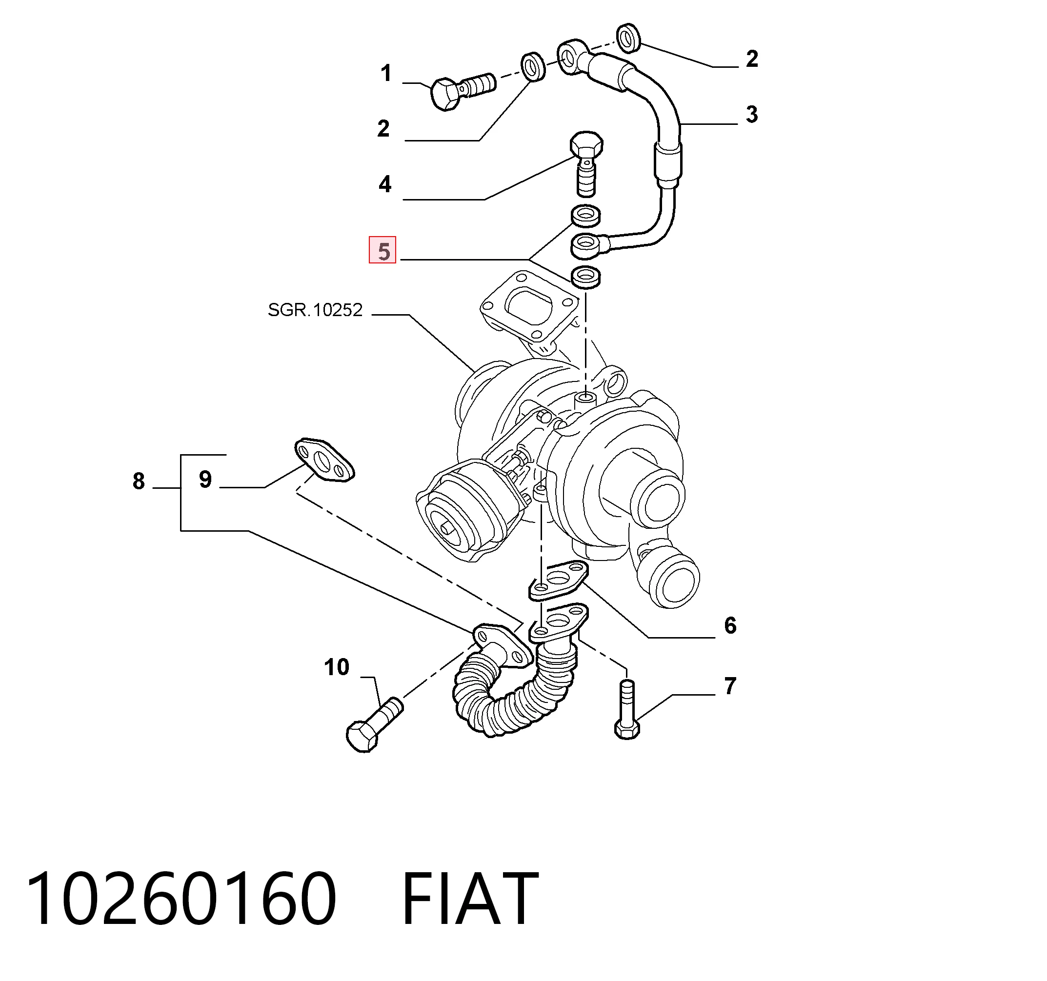 10260160 Fiat/Alfa/Lancia