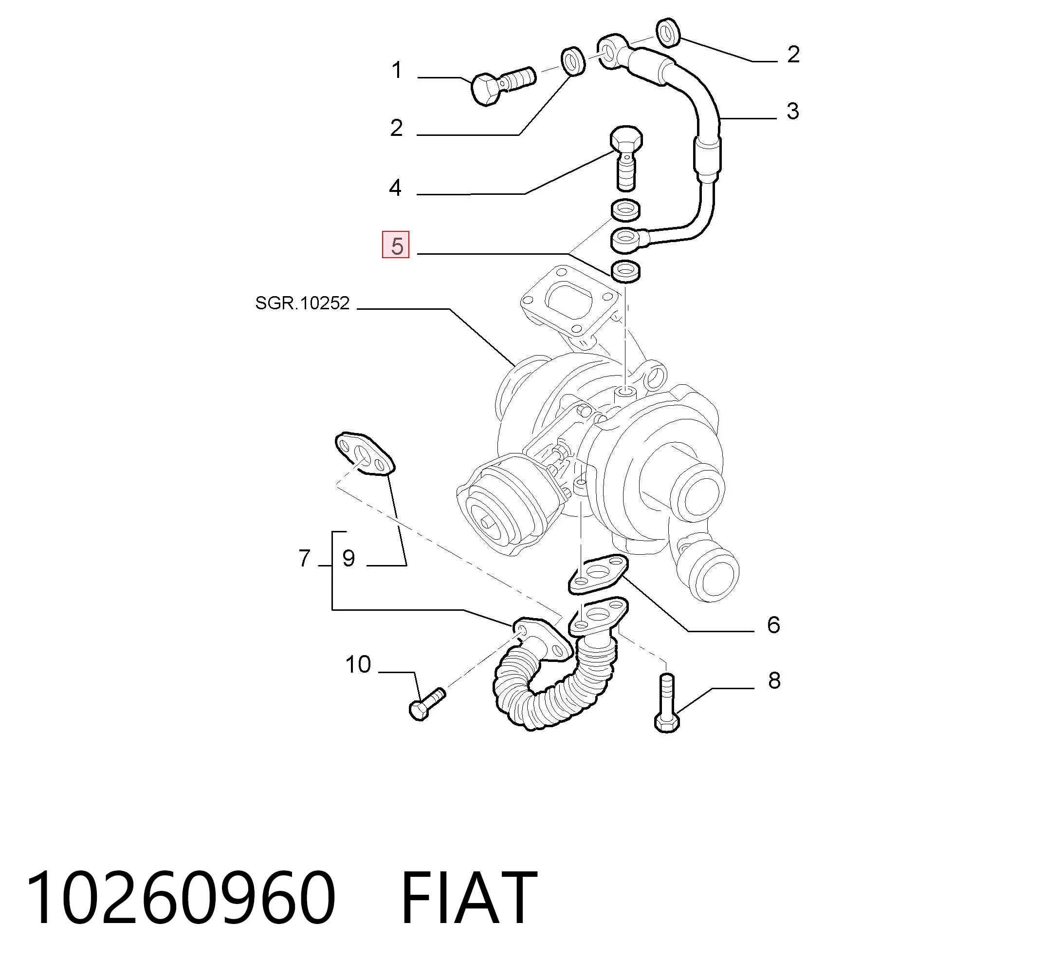10260960 Fiat/Alfa/Lancia
