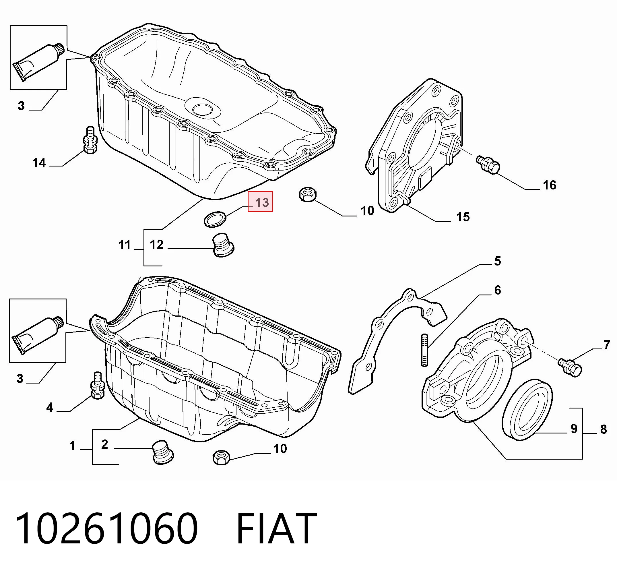 10261060 Fiat/Alfa/Lancia