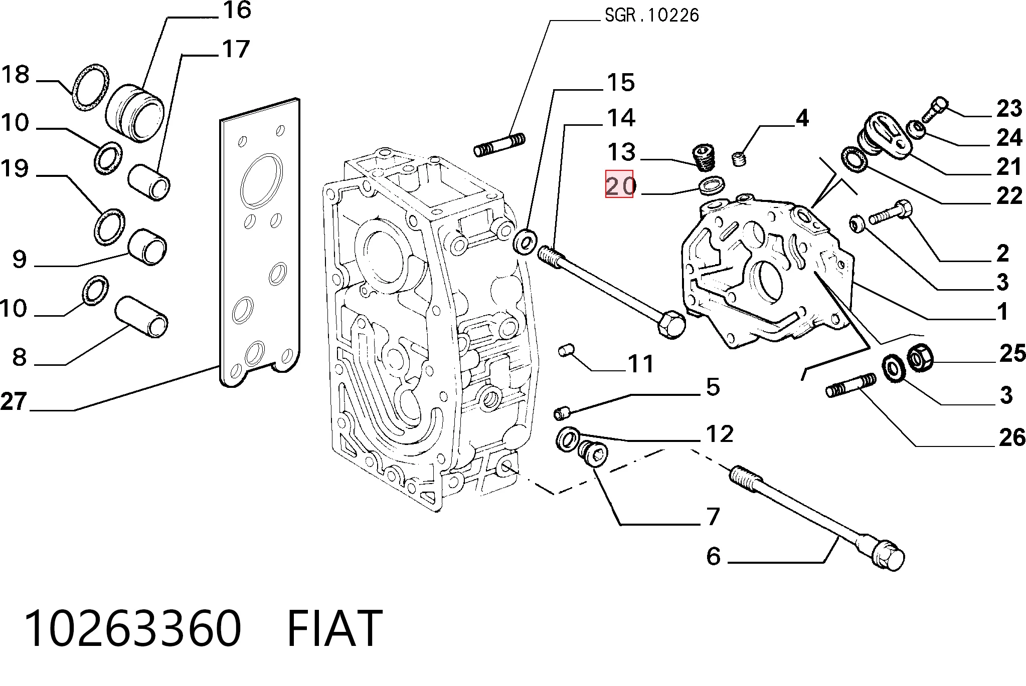 10263360 Fiat/Alfa/Lancia