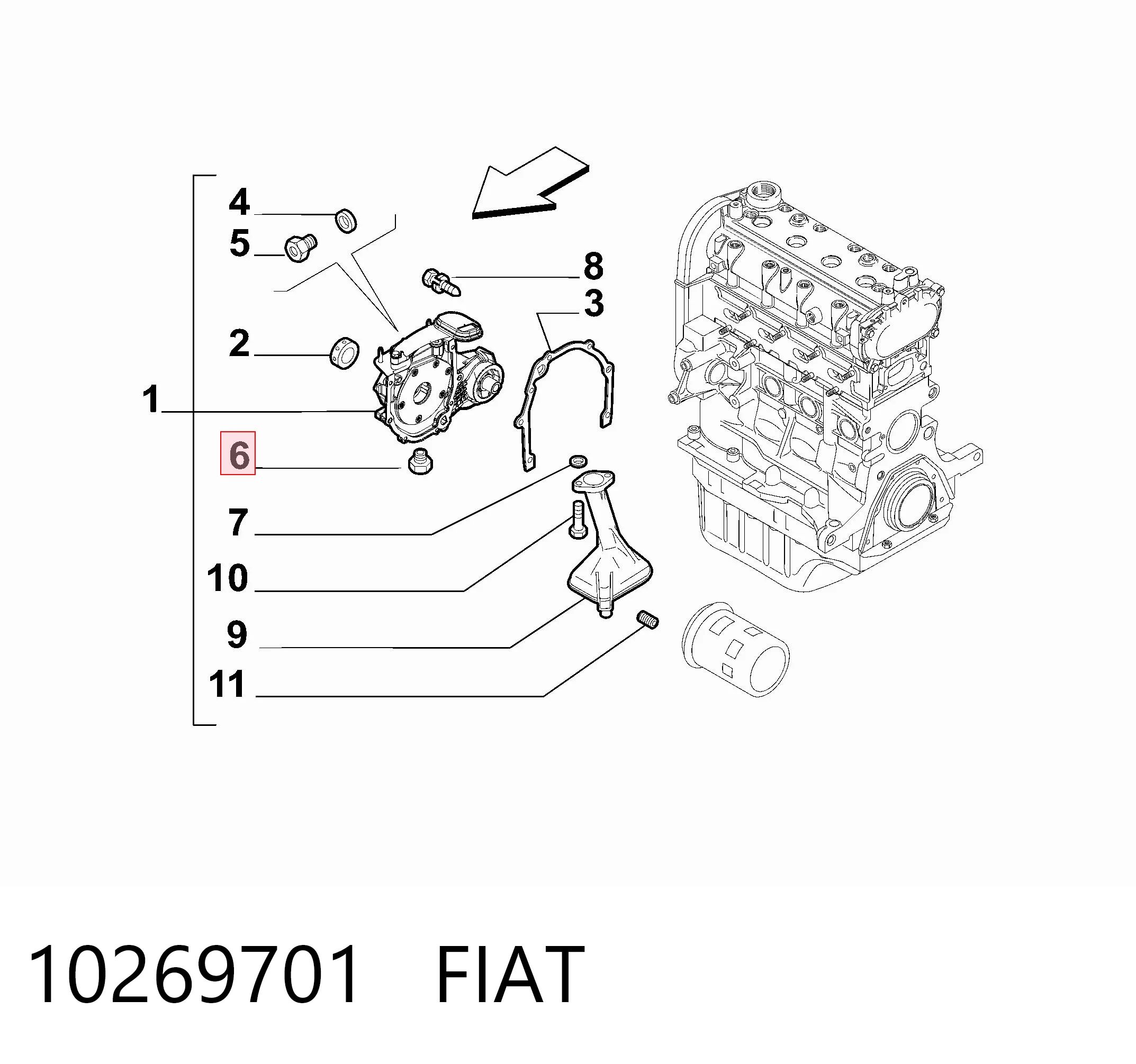 10269701 Fiat/Alfa/Lancia