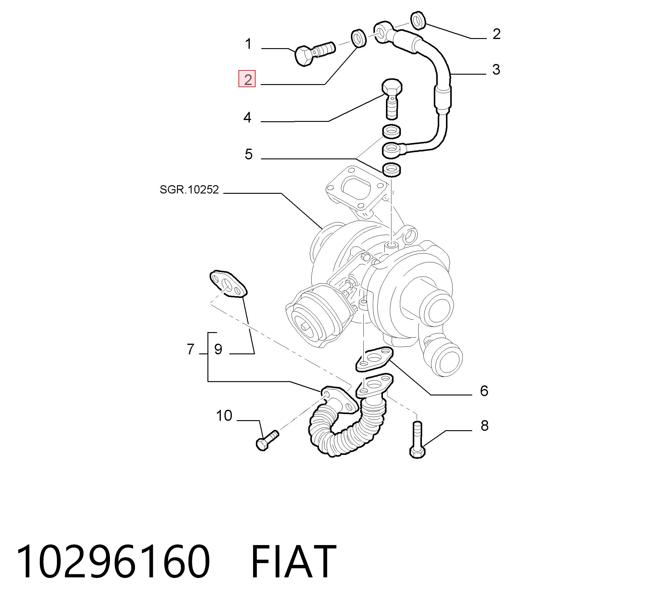 10296160 Fiat/Alfa/Lancia