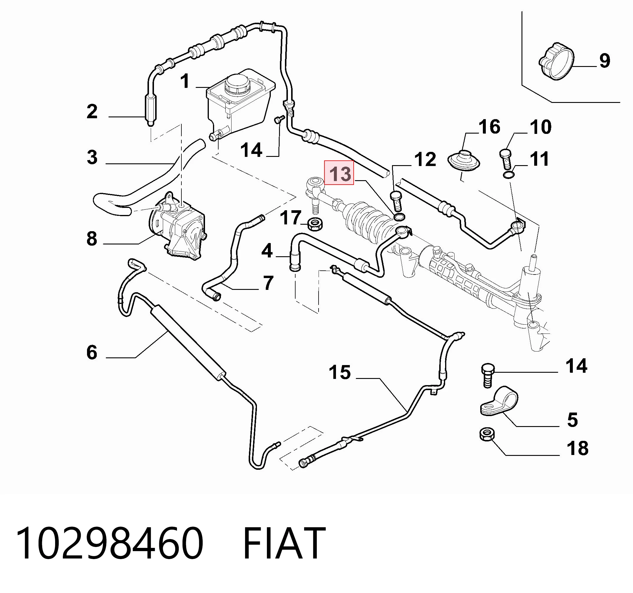 10298460 Fiat/Alfa/Lancia