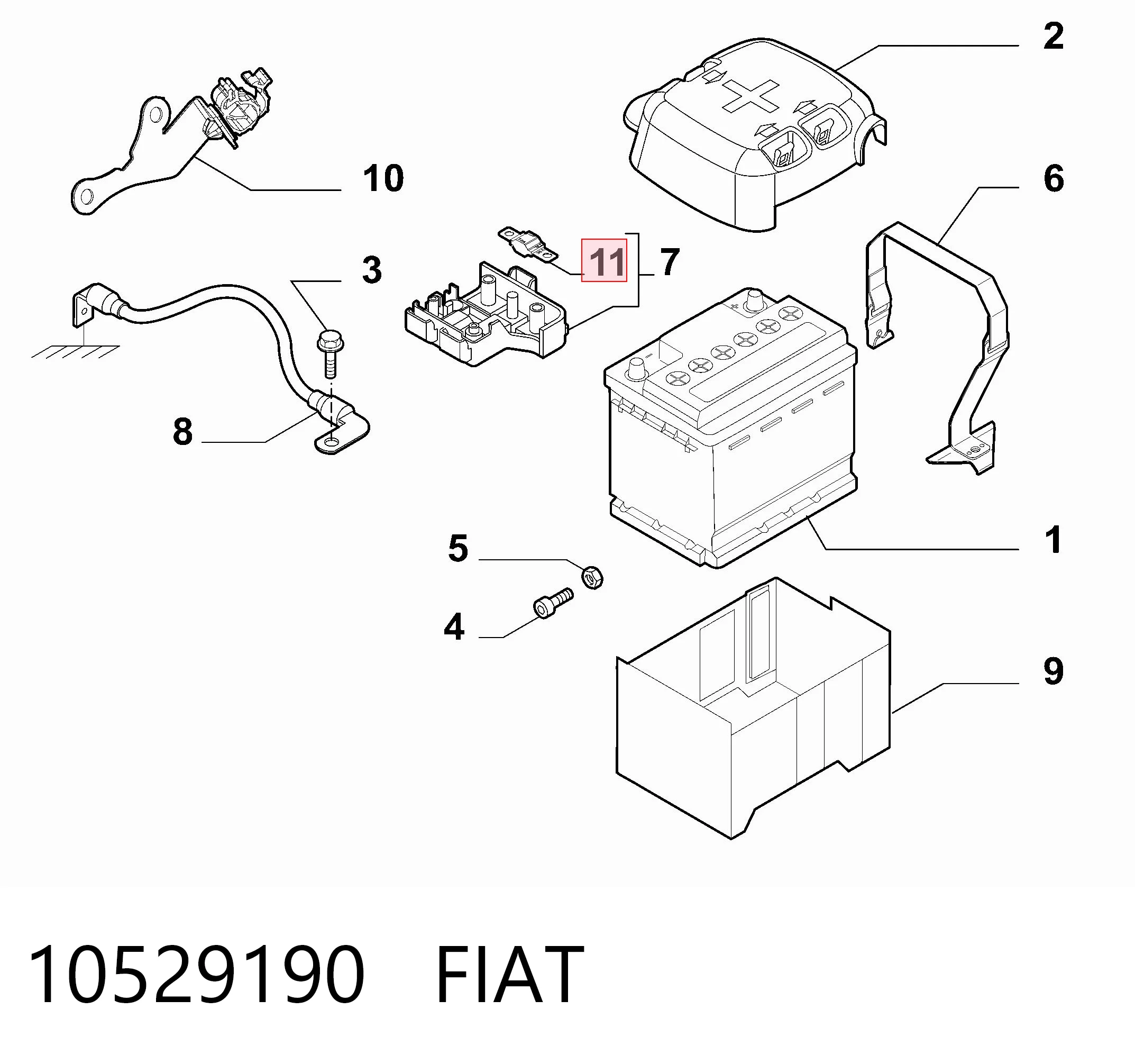 10529190 Fiat/Alfa/Lancia