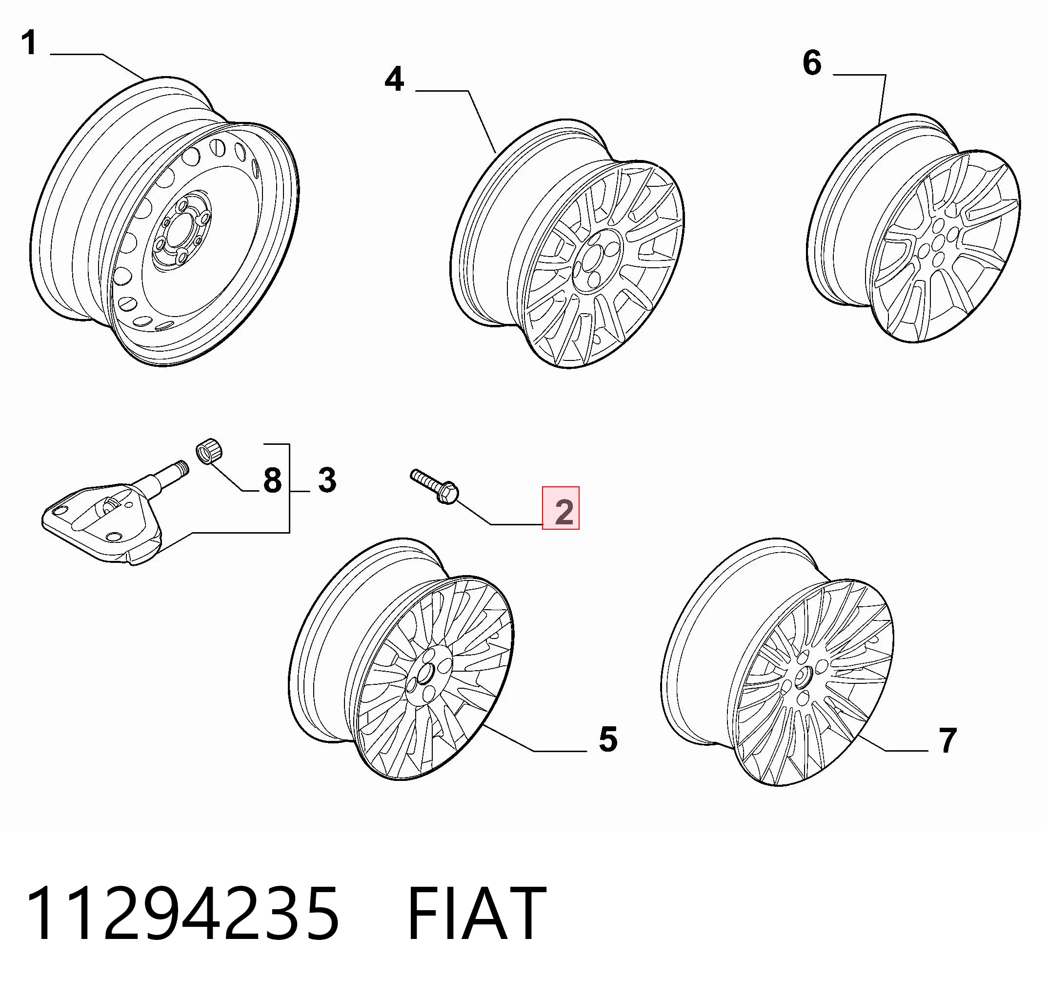 11294235 Fiat/Alfa/Lancia