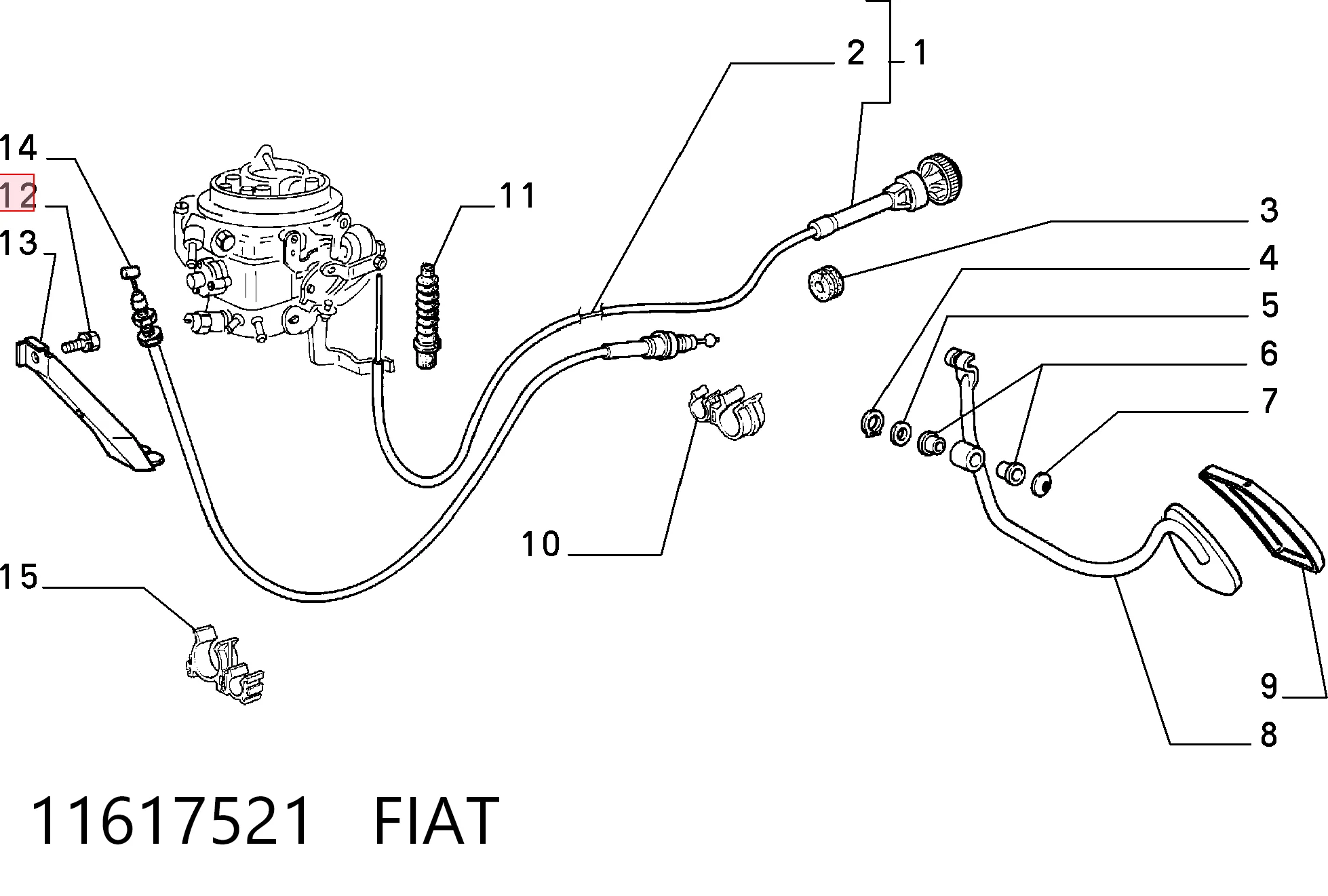 11617521 Fiat/Alfa/Lancia