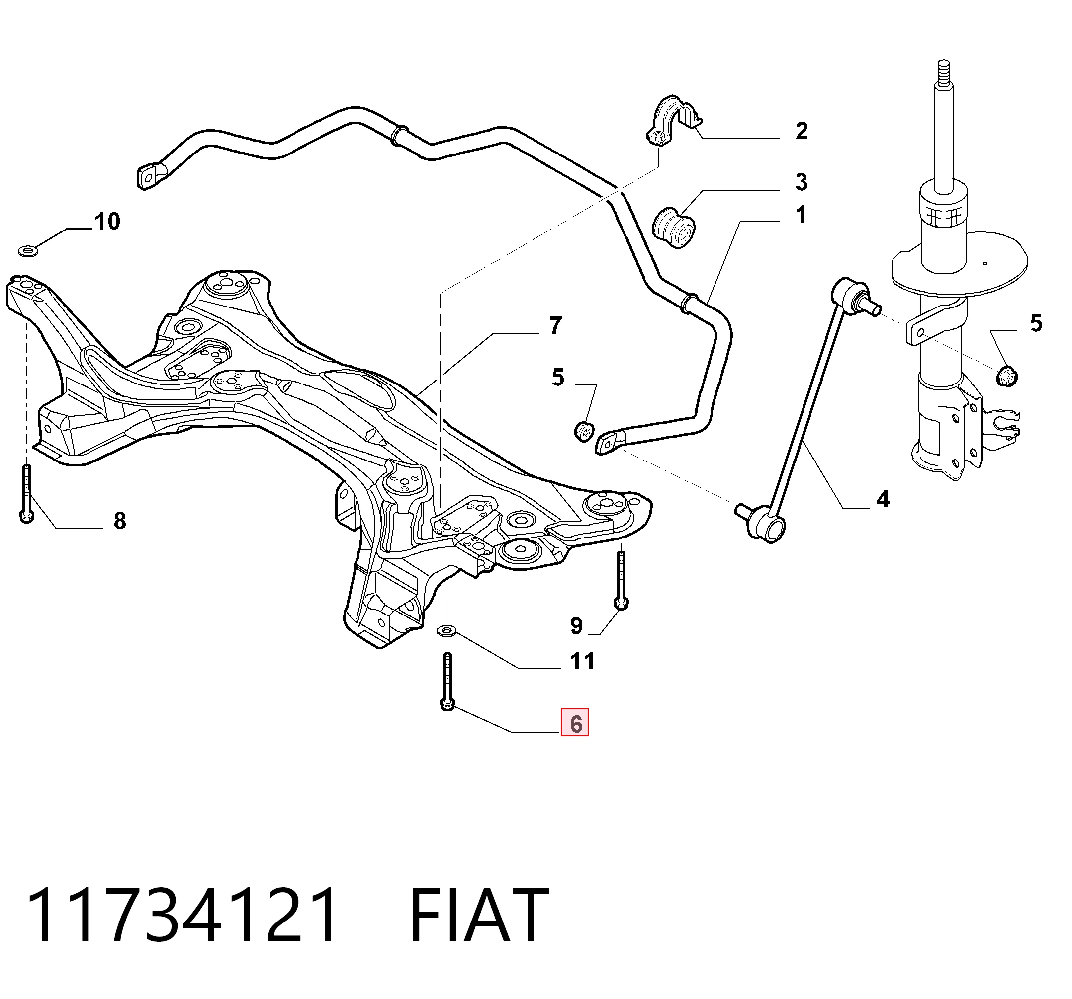 11734121 Fiat/Alfa/Lancia